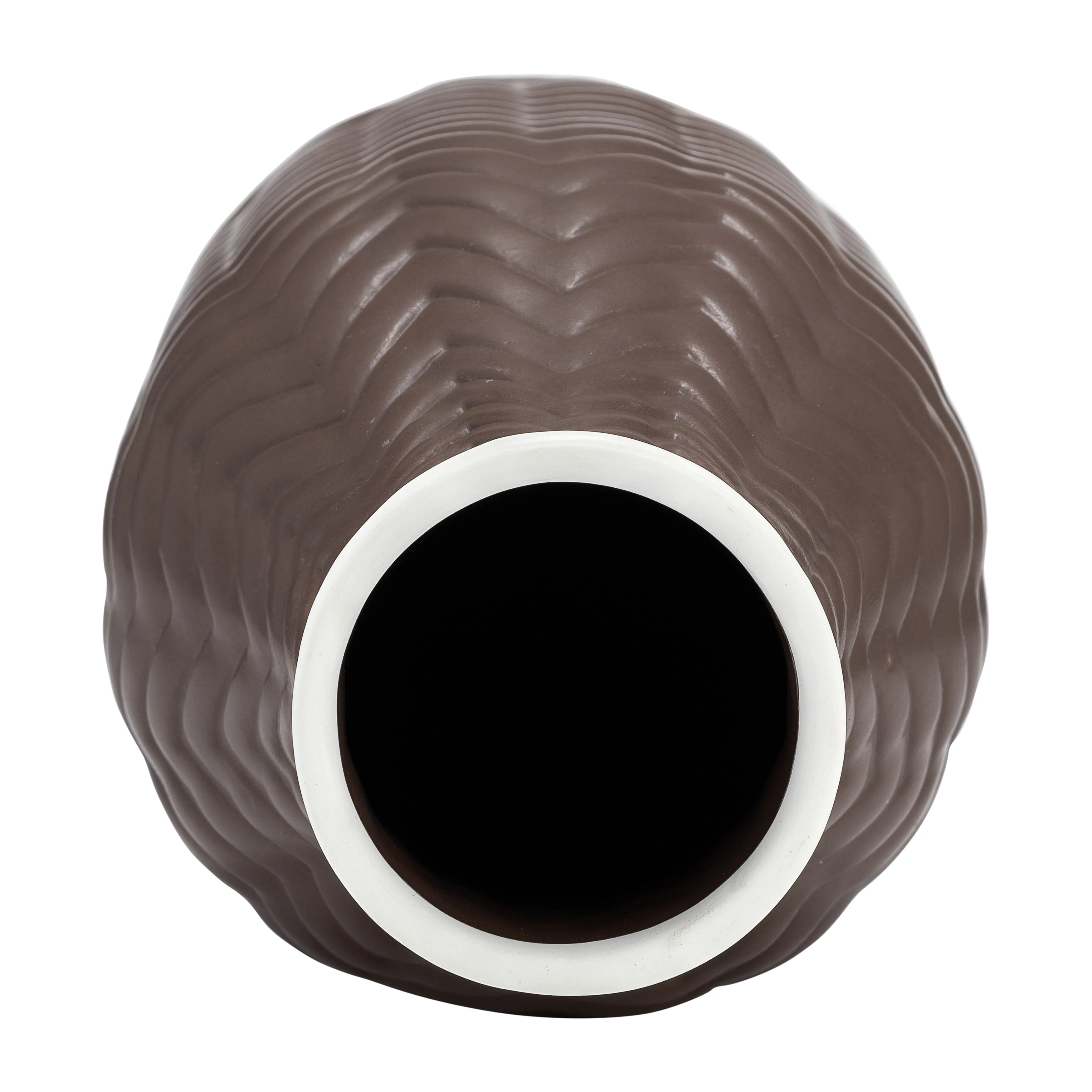 10" CHEVRON VASE, JAVA