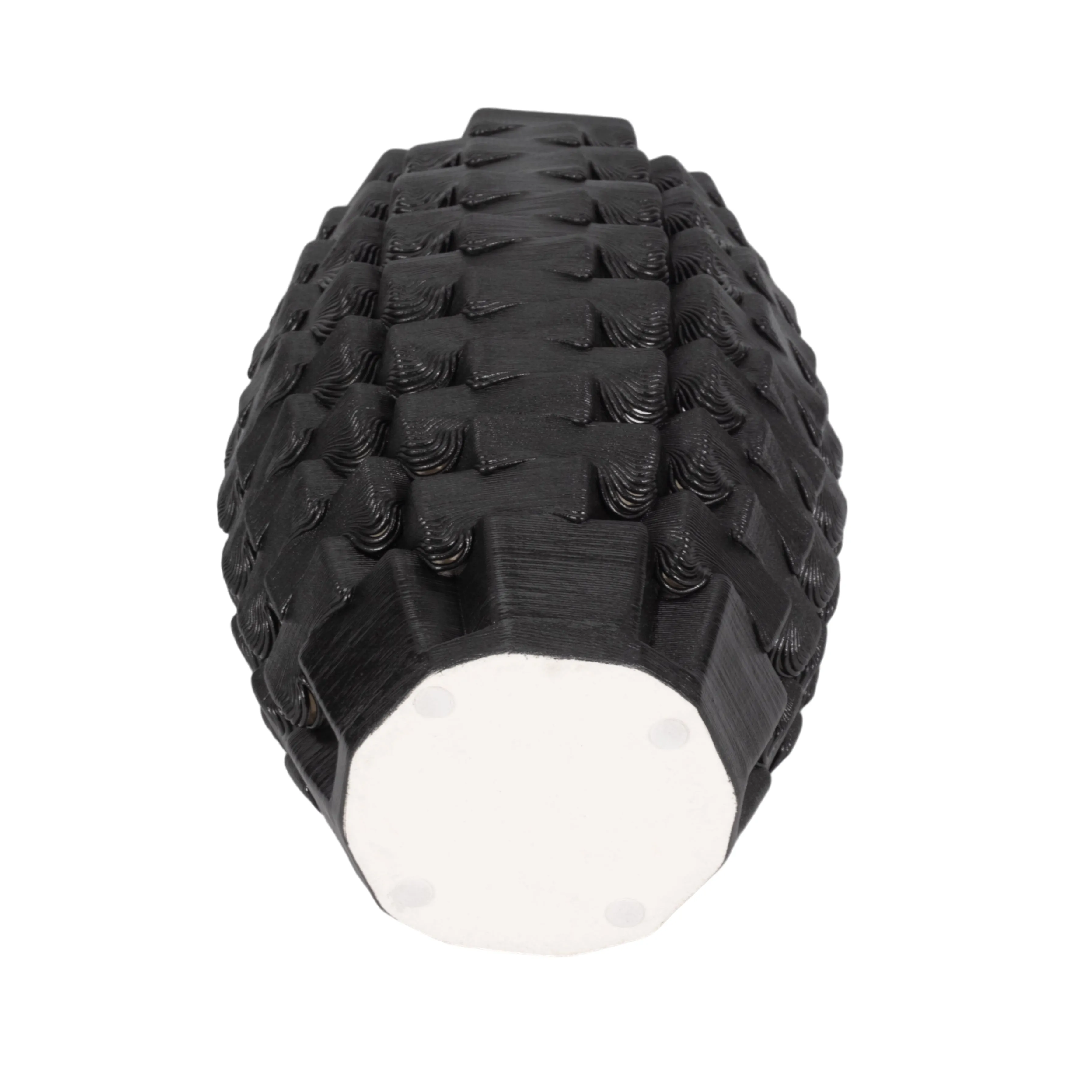 11" Ellesmere 3d Printed Vase, Black