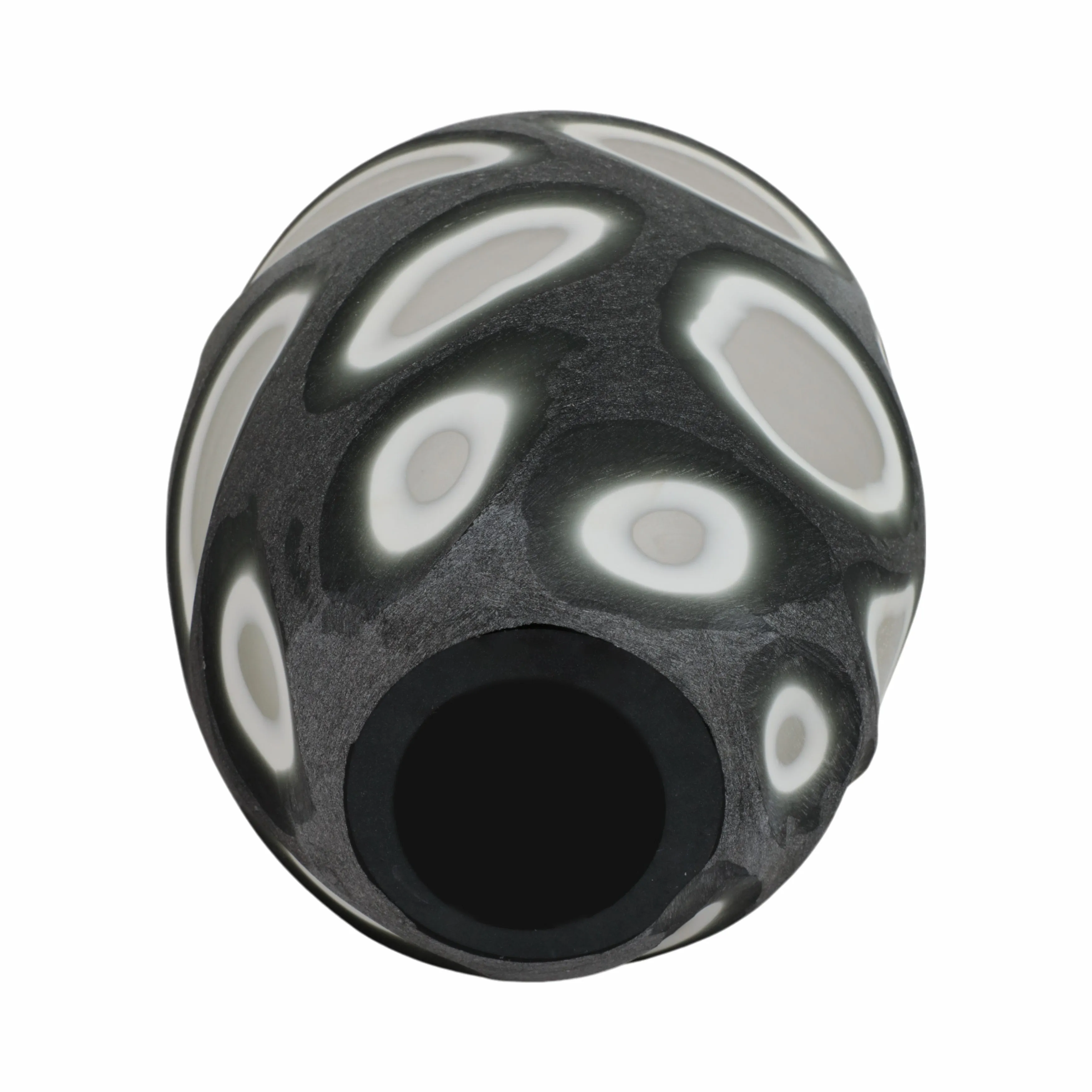 11" Havre Small Grey Glass Vase