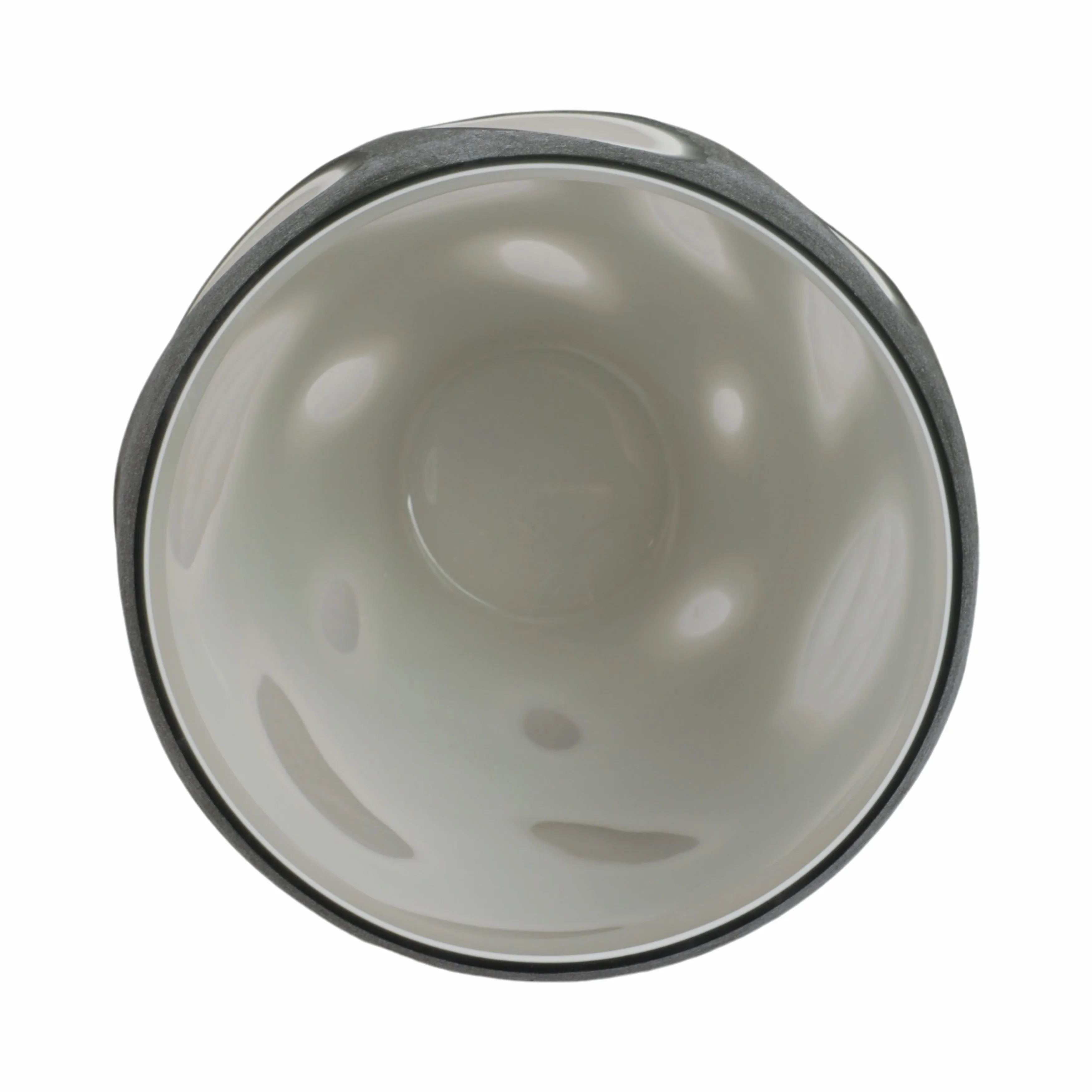11" Havre Small Grey Glass Vase