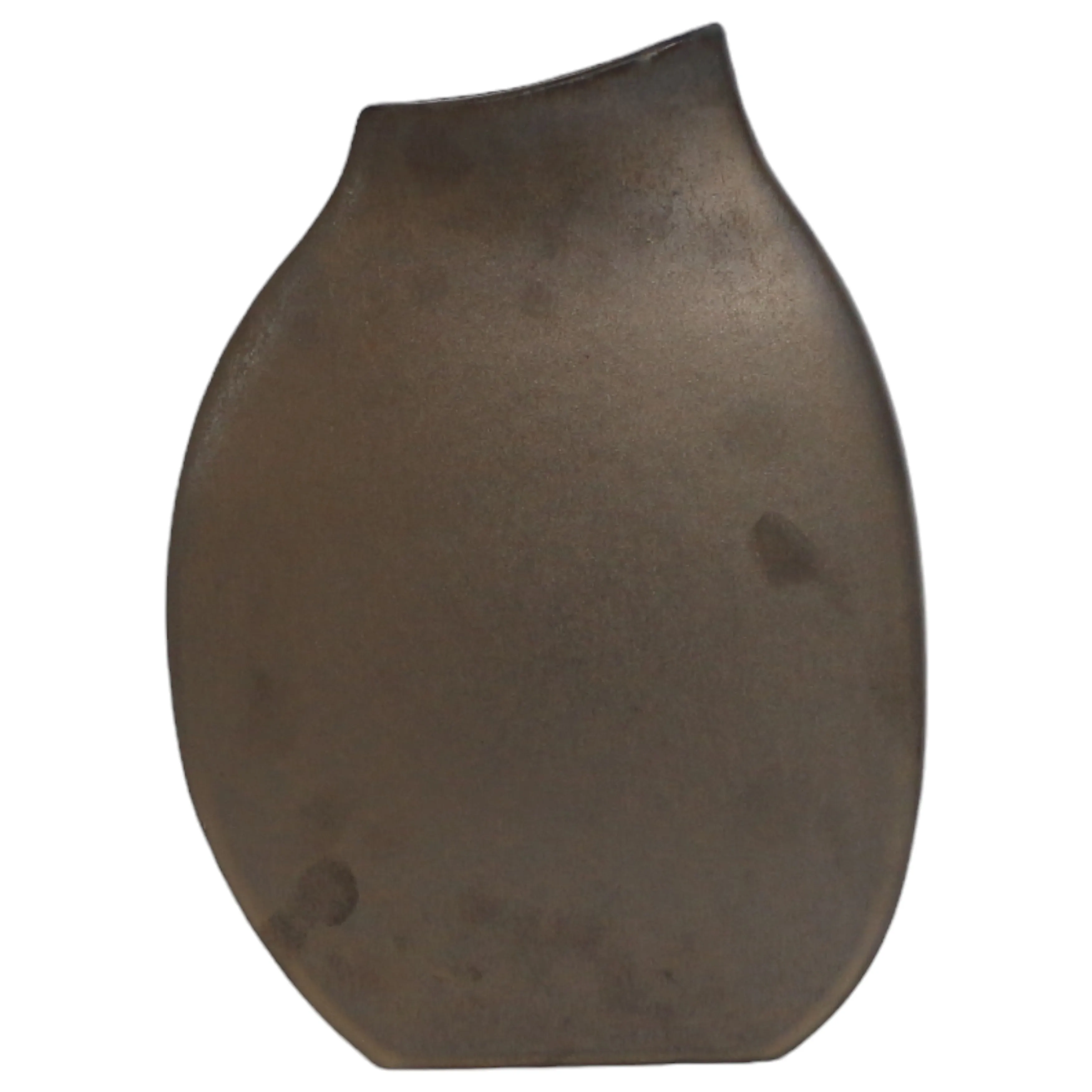 12" Carroll Small Bronze Cer Vase