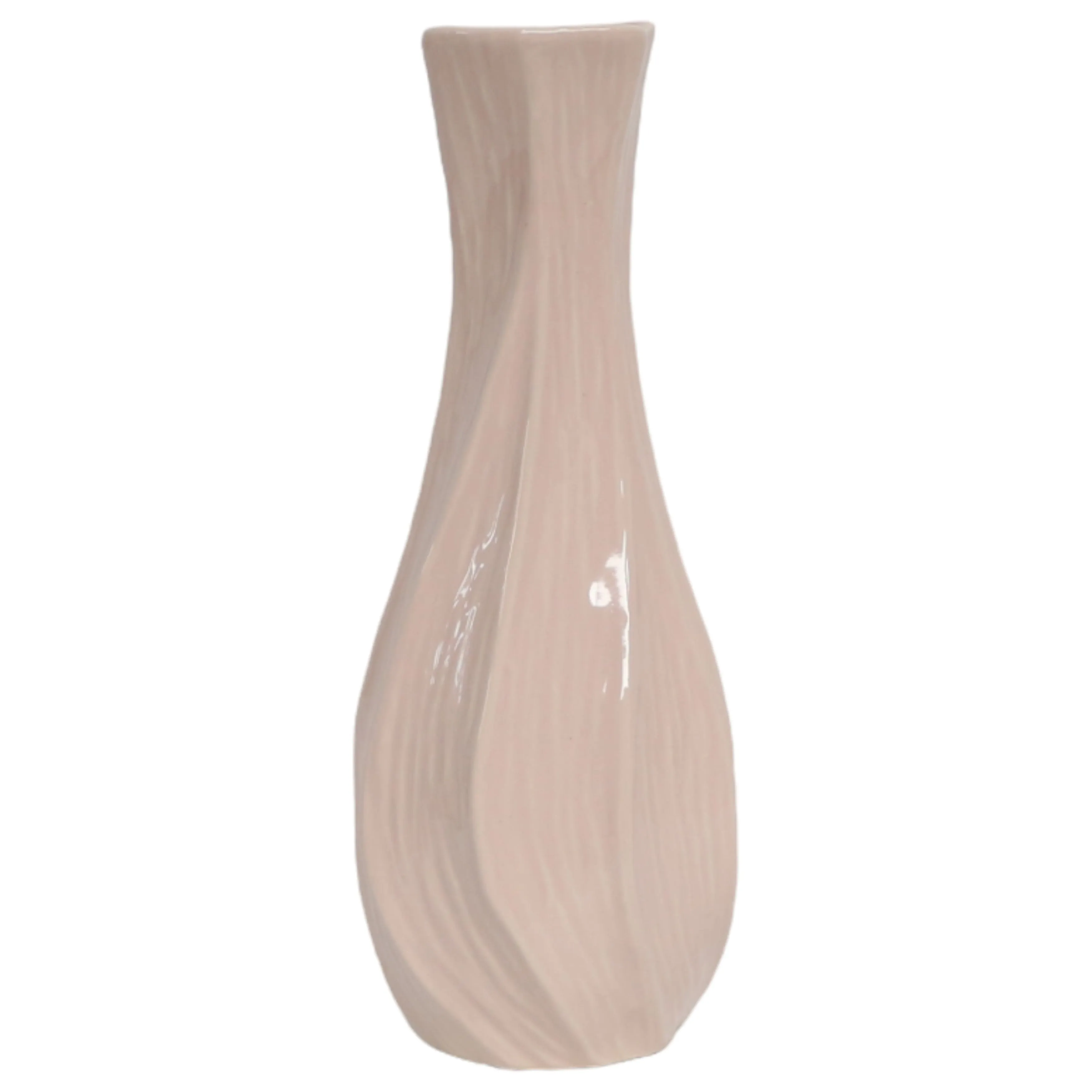 12" Madison Small Pink Vase