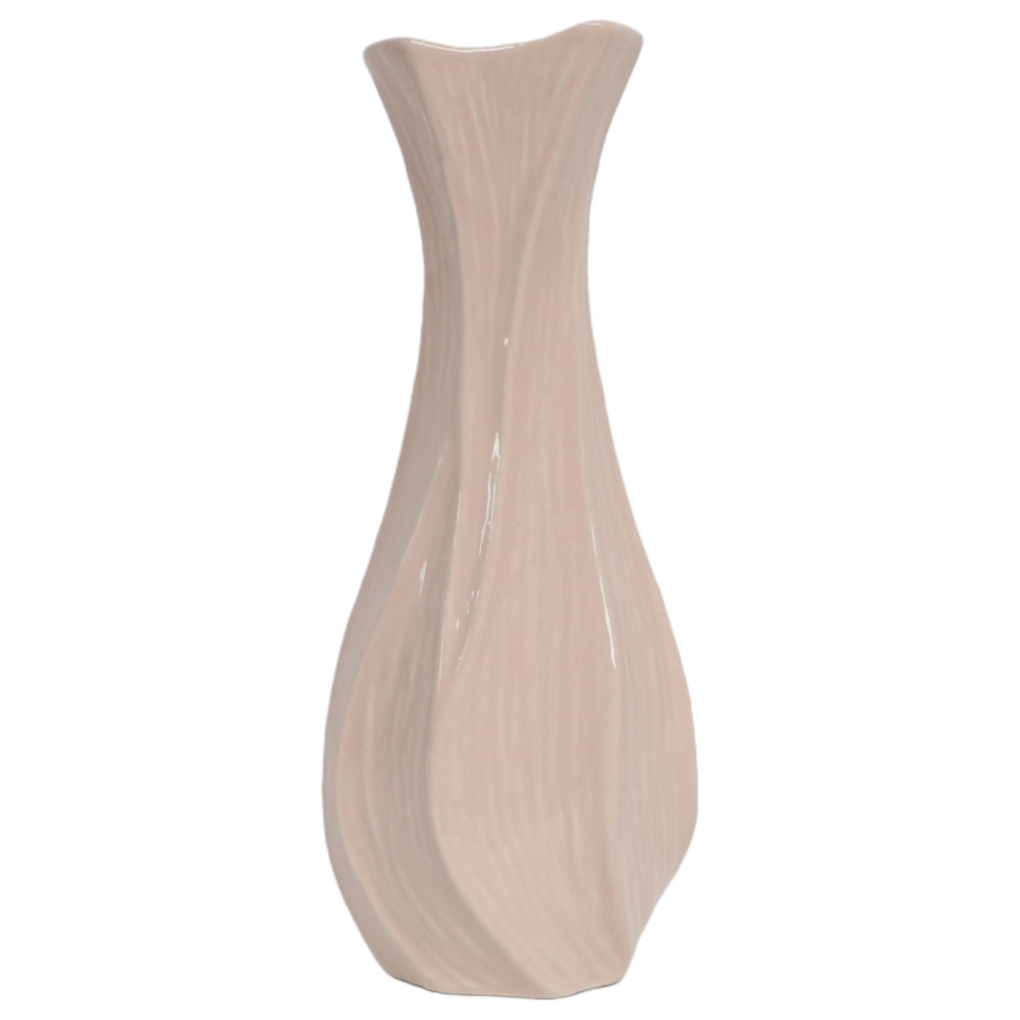 12" Madison Small Pink Vase