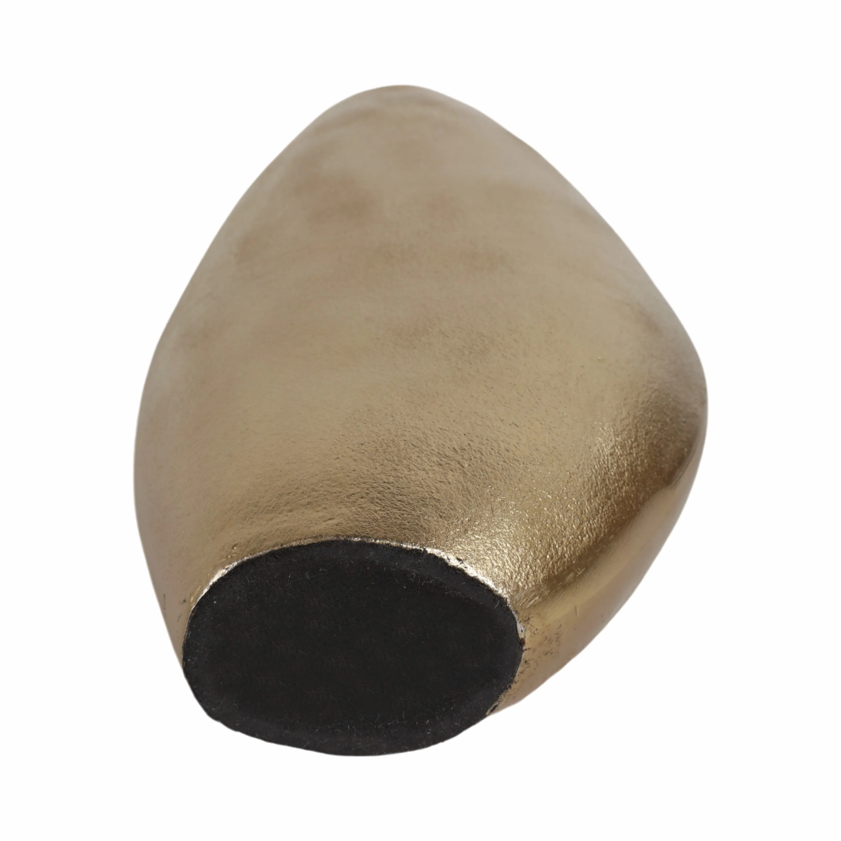 13" Cohen Champagne Shell Shaped Metal Vase