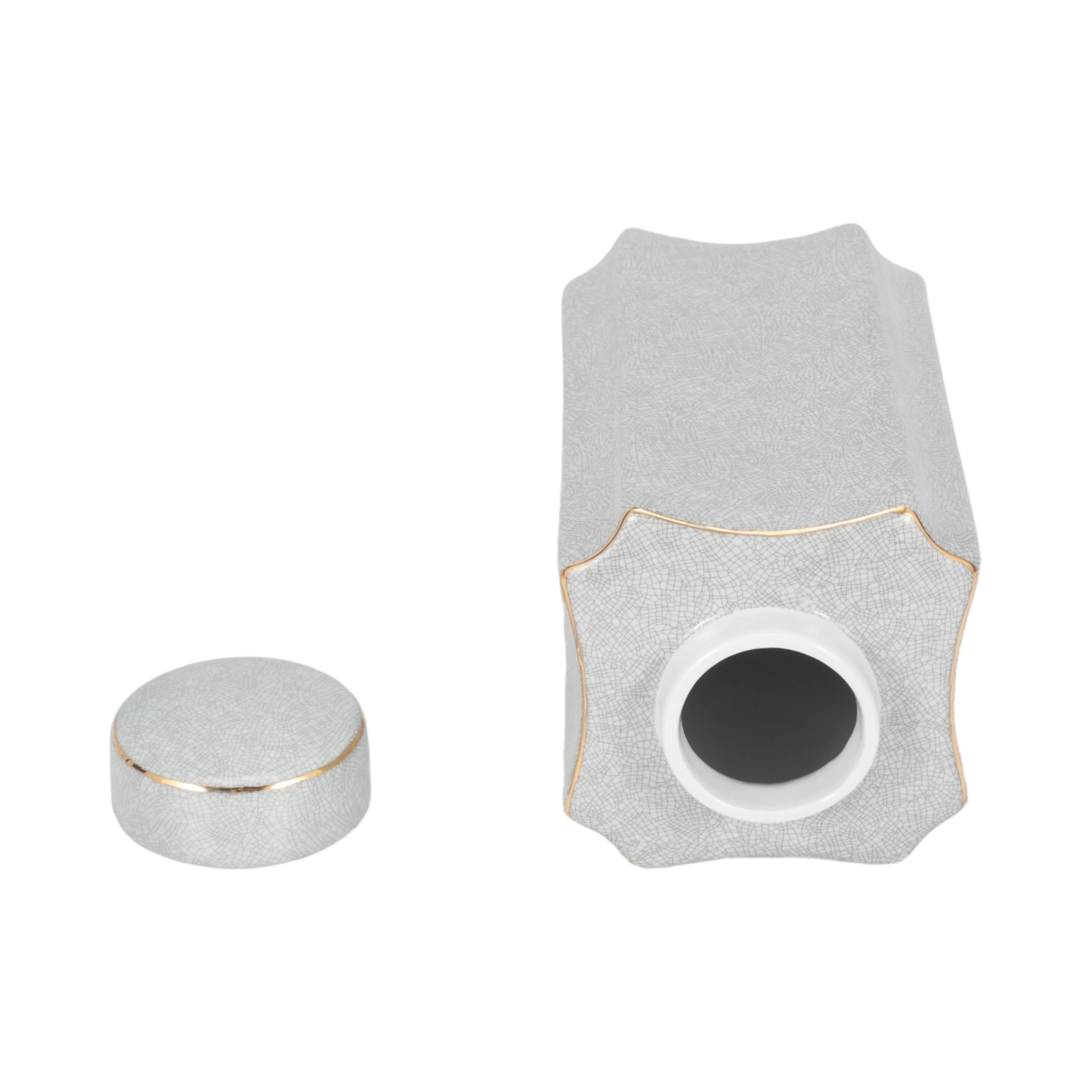 13" MADURA SMALL CONTAINER WITH LID, SAGE