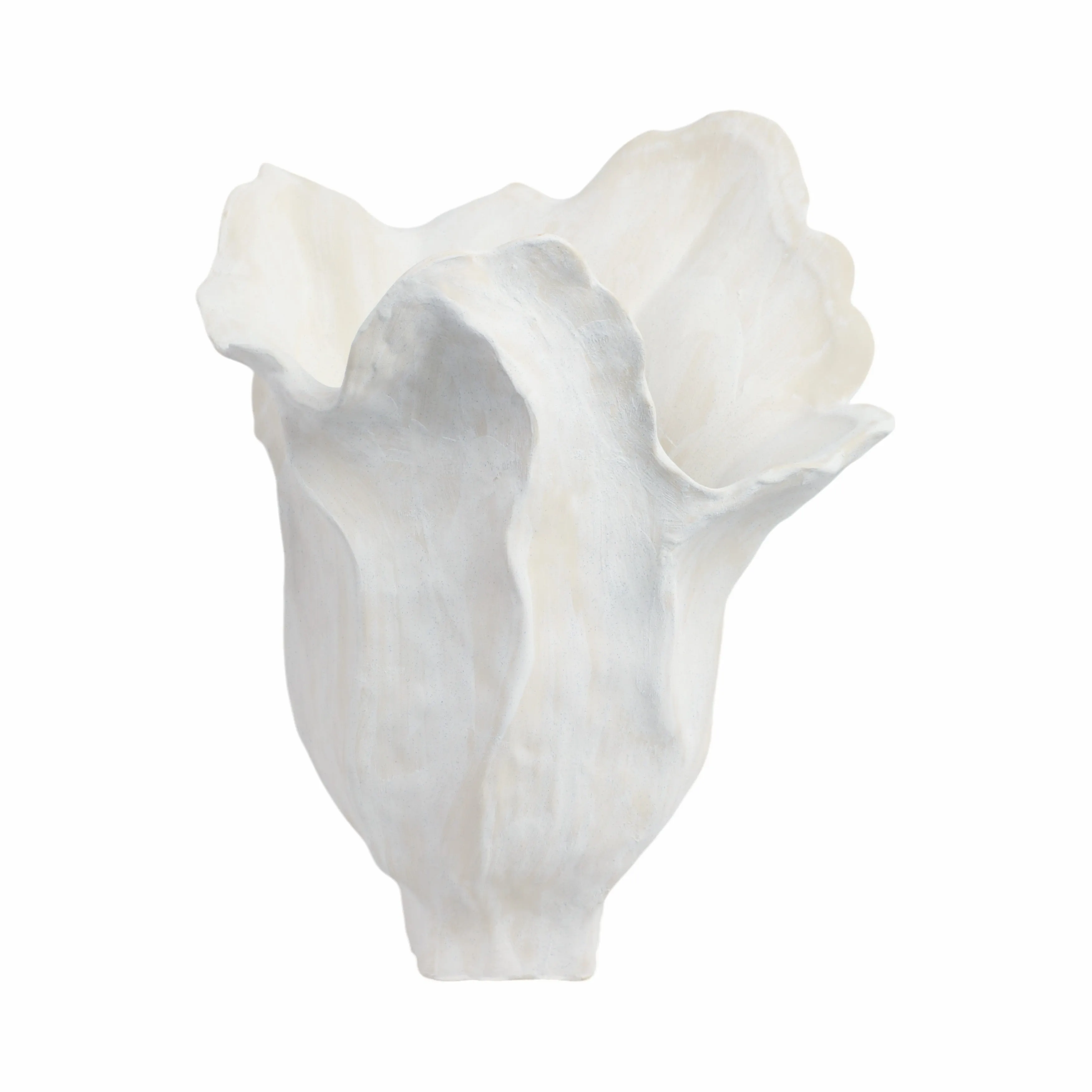 13" Spadena Small Porcelain Vase, Ivory