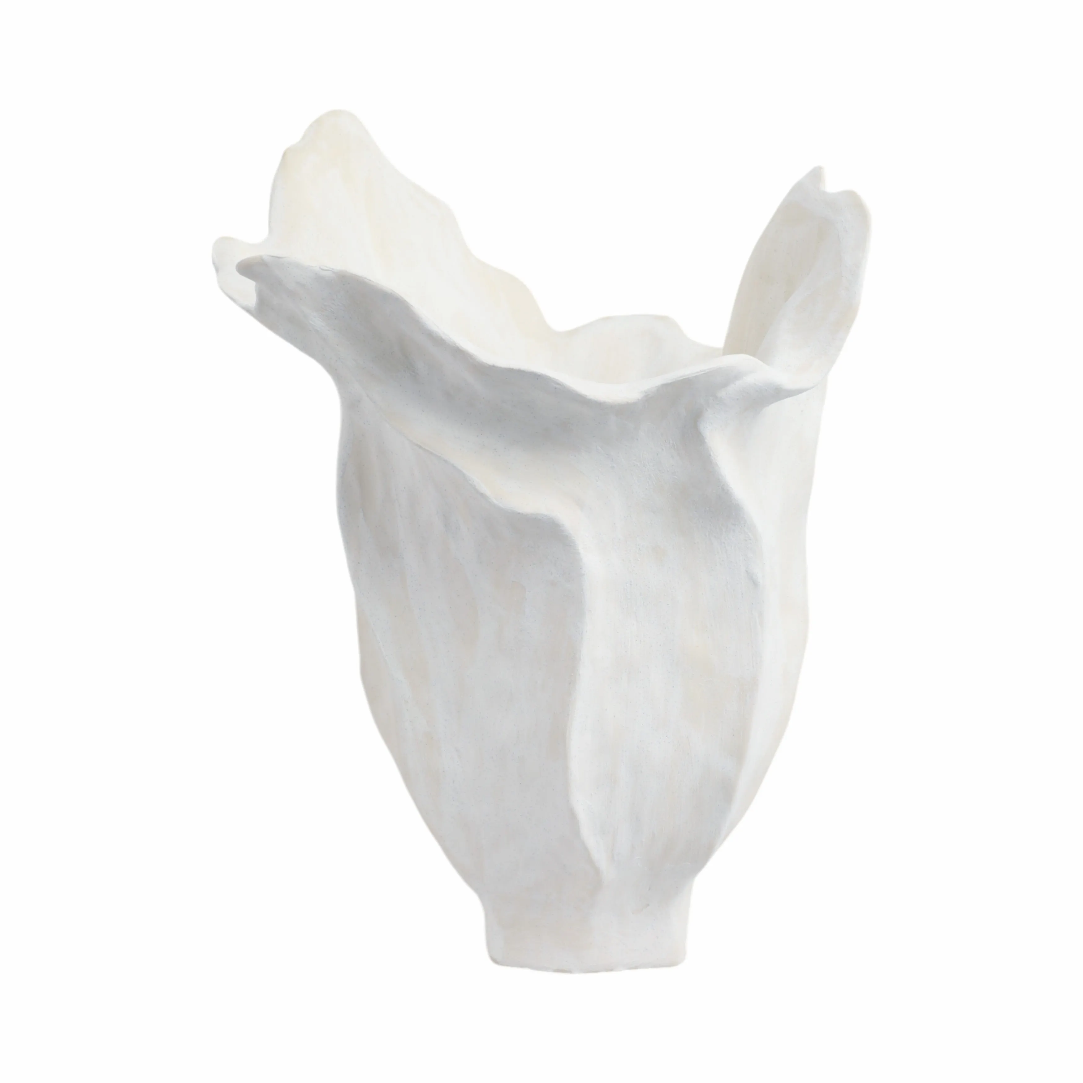13" Spadena Small Porcelain Vase, Ivory