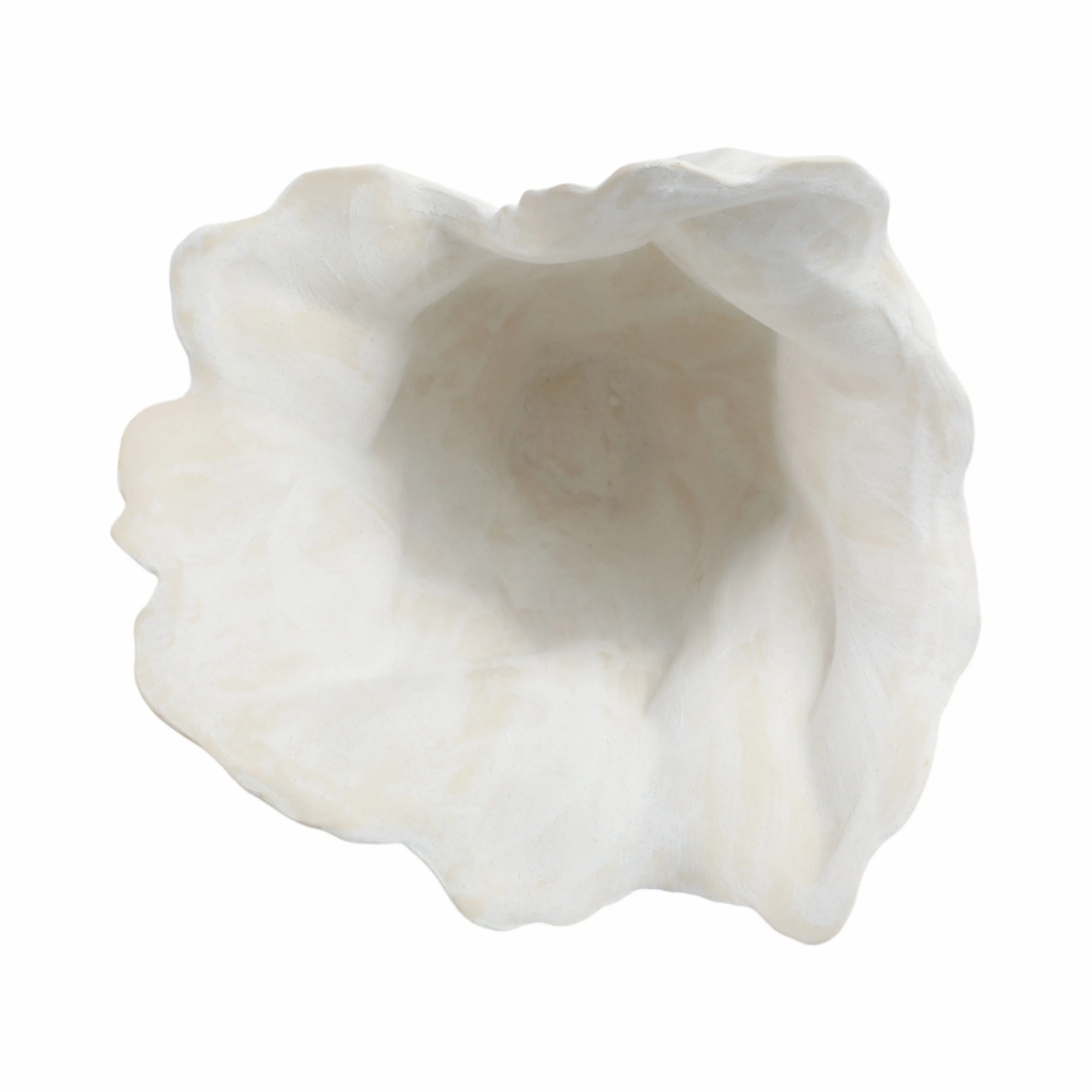 13" Spadena Small Porcelain Vase, Ivory