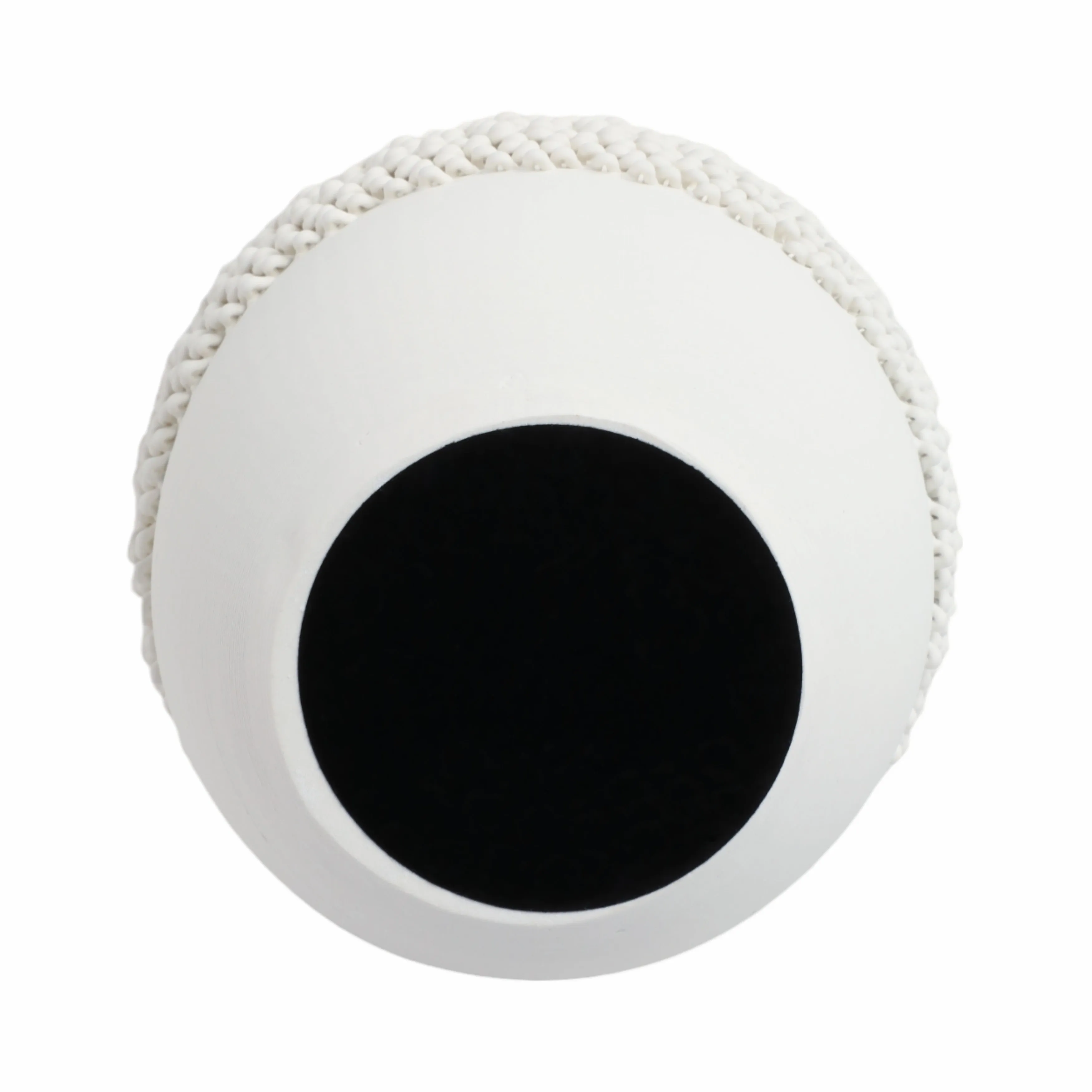14" Arroyo Medium 3d Printed Porcelain Vase, Ivory