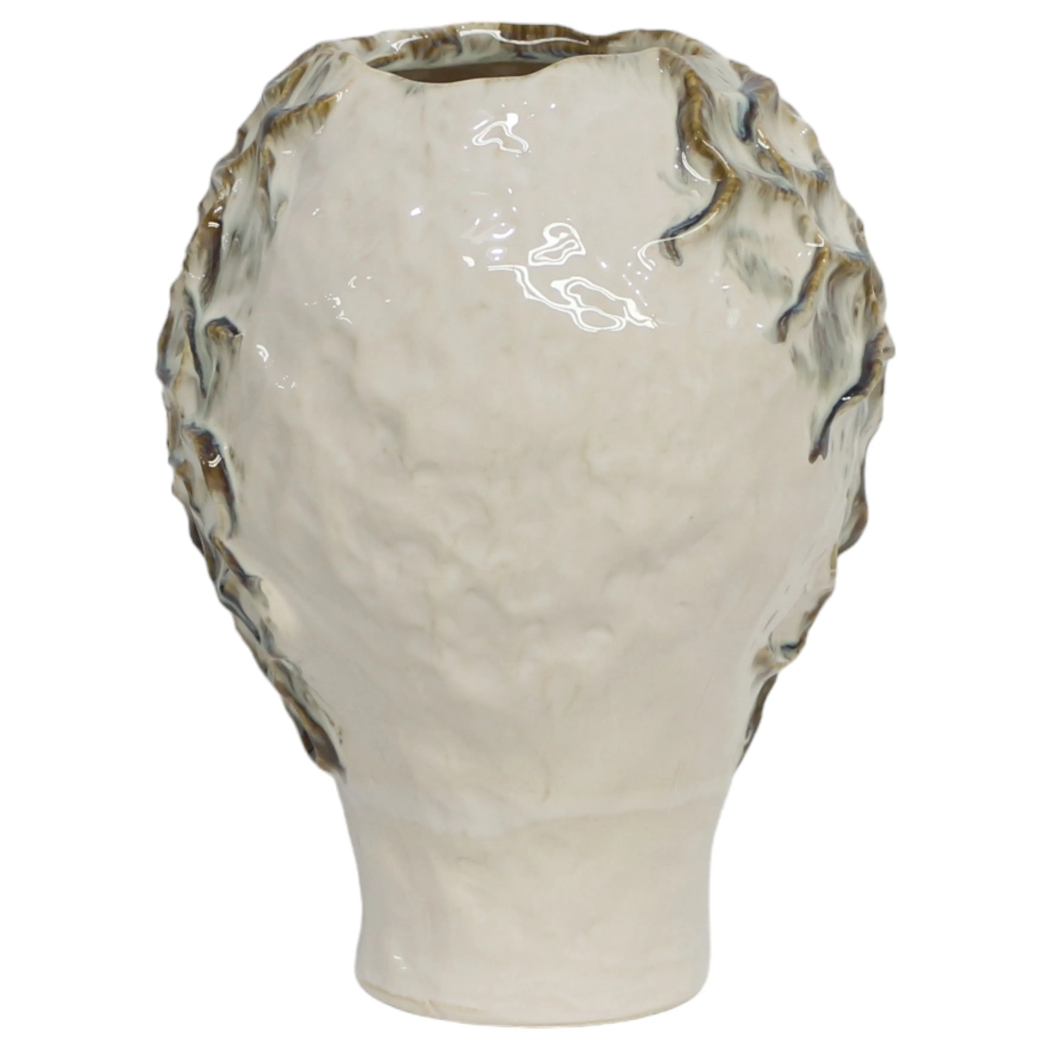 14" Decorah Small Cer Vase