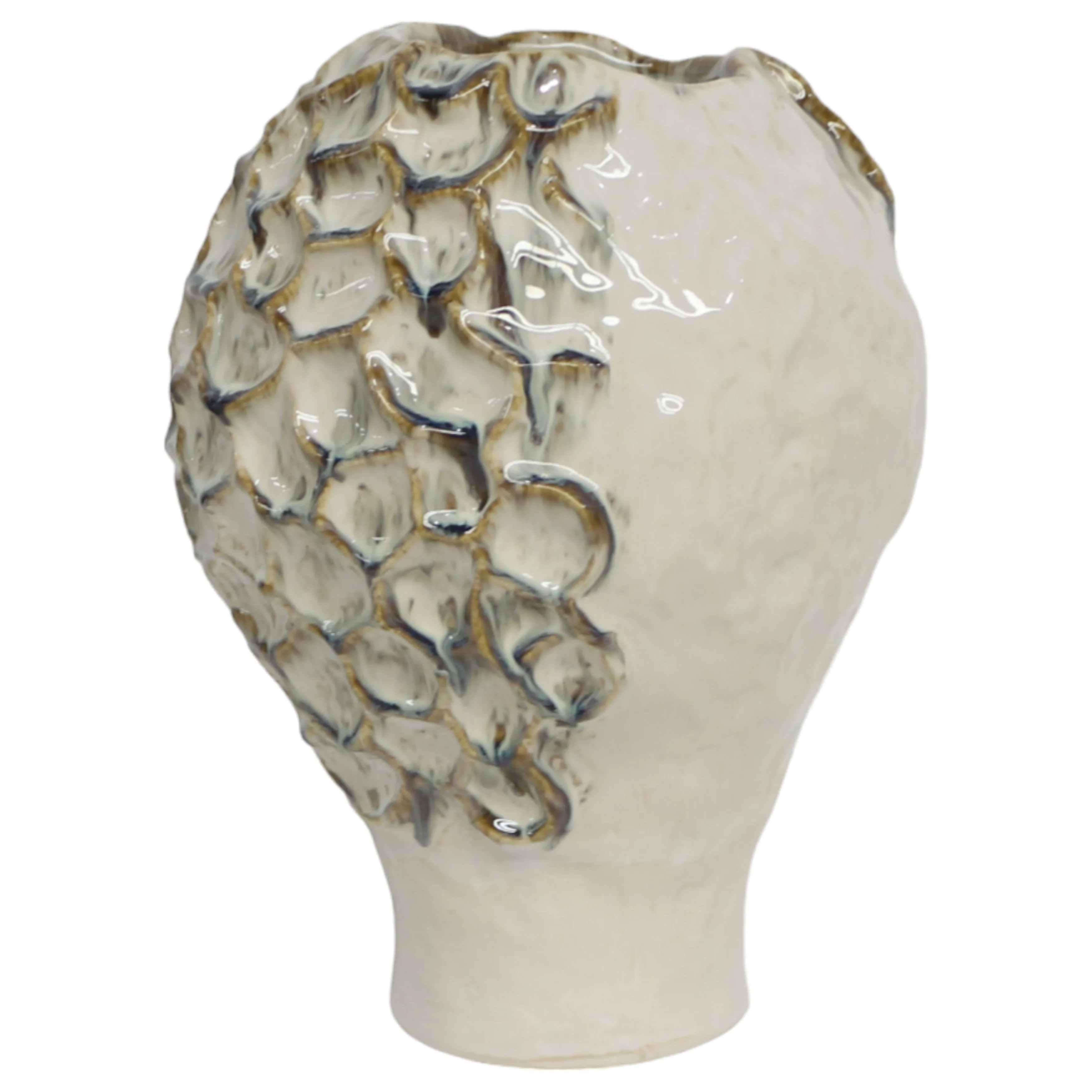 14" Decorah Small Cer Vase