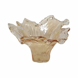 14" Fontana Short Italian Art Glass Vase
