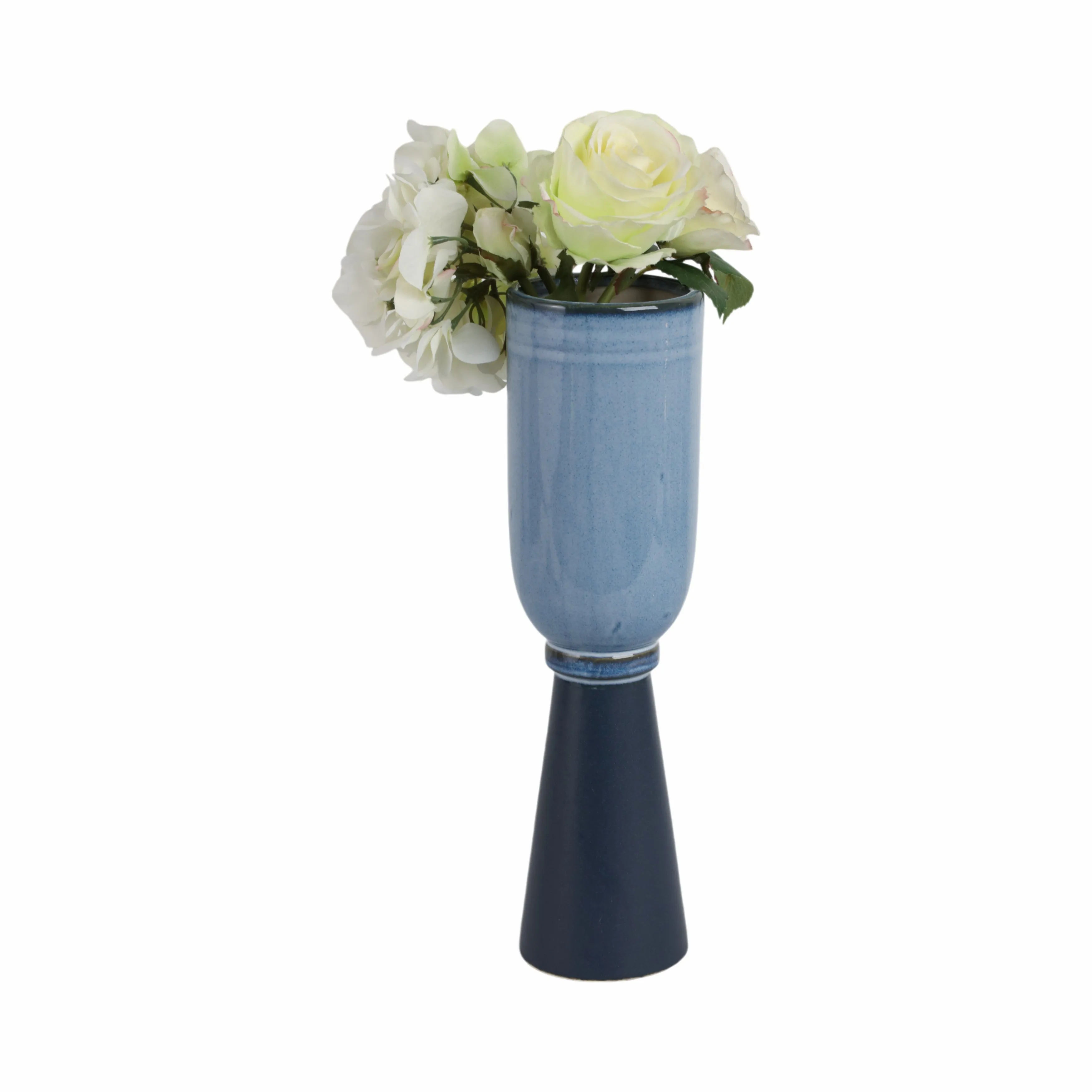 14" Marion Medium Blue Vase
