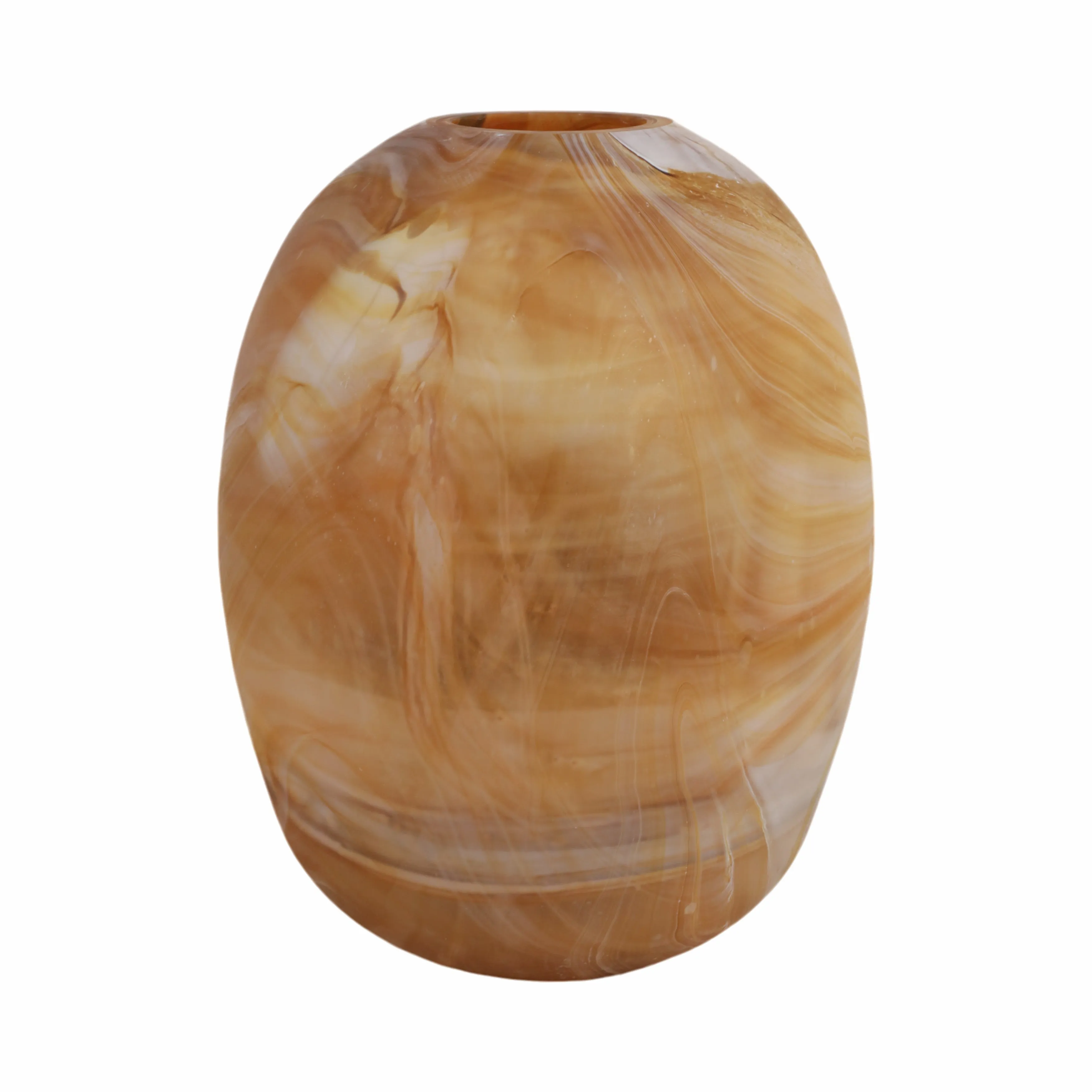 14" Marseille Small Brown Glass Vase