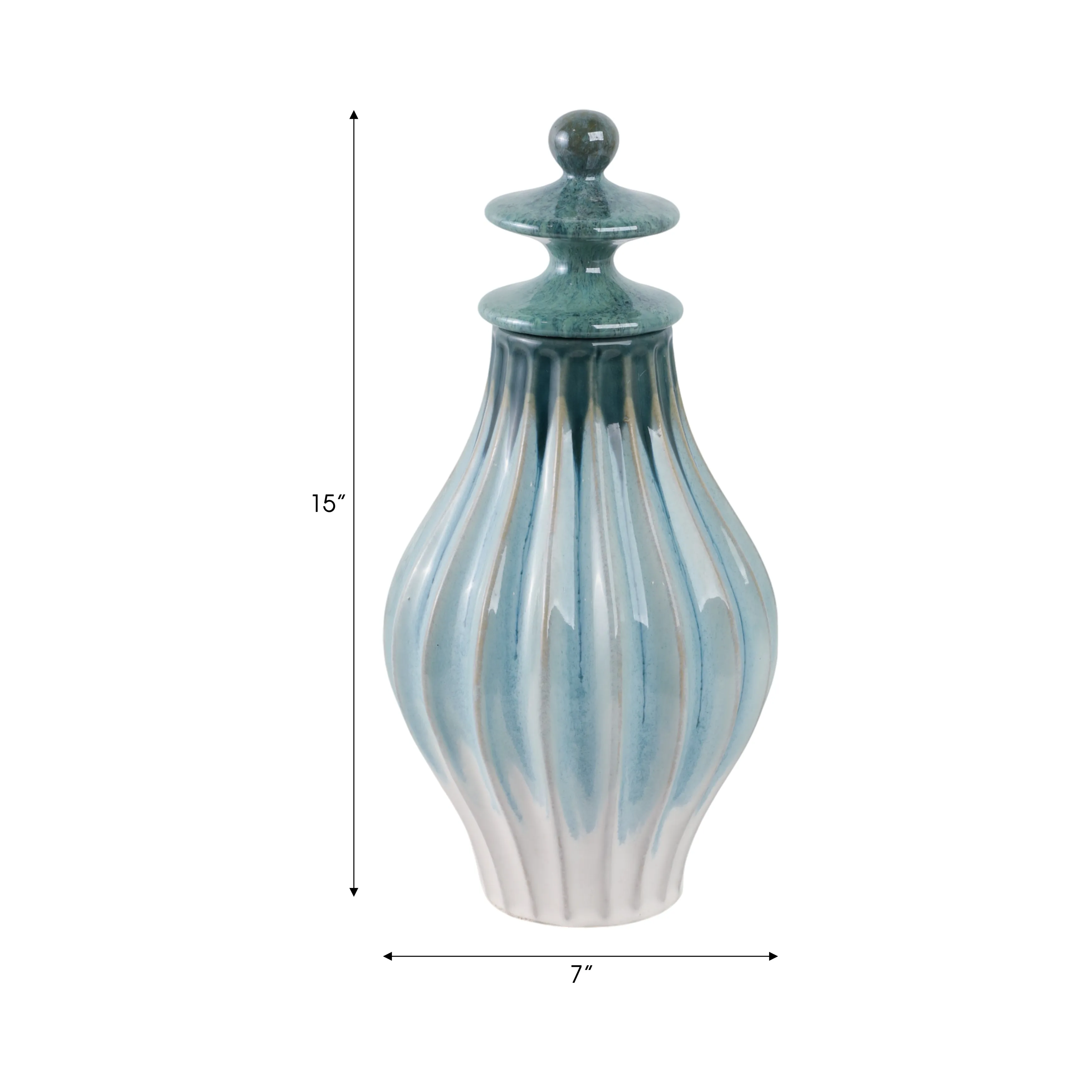 15" Astoria Small Lidded Jar