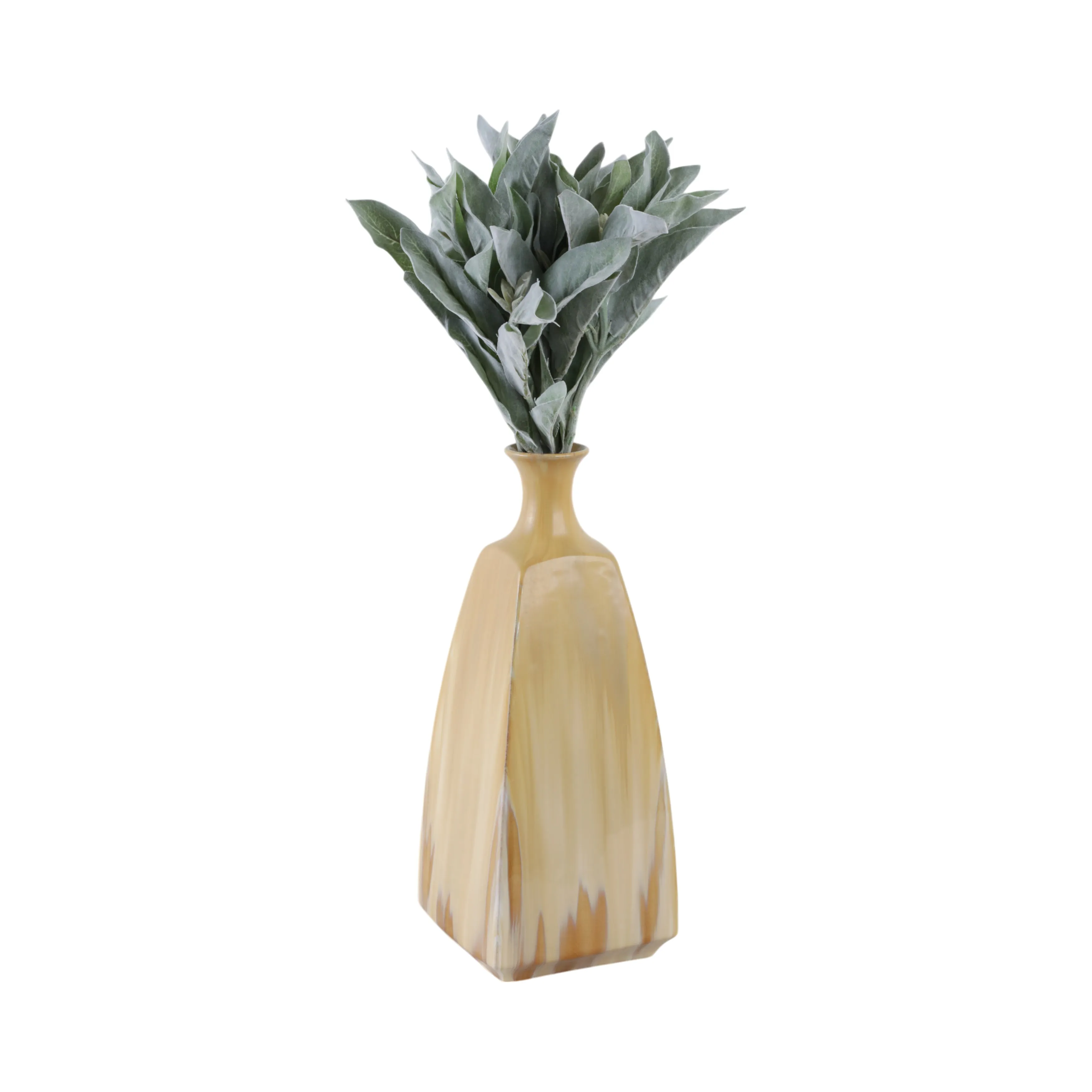 16" Bellevue Medium Ceramic Vase, Multi