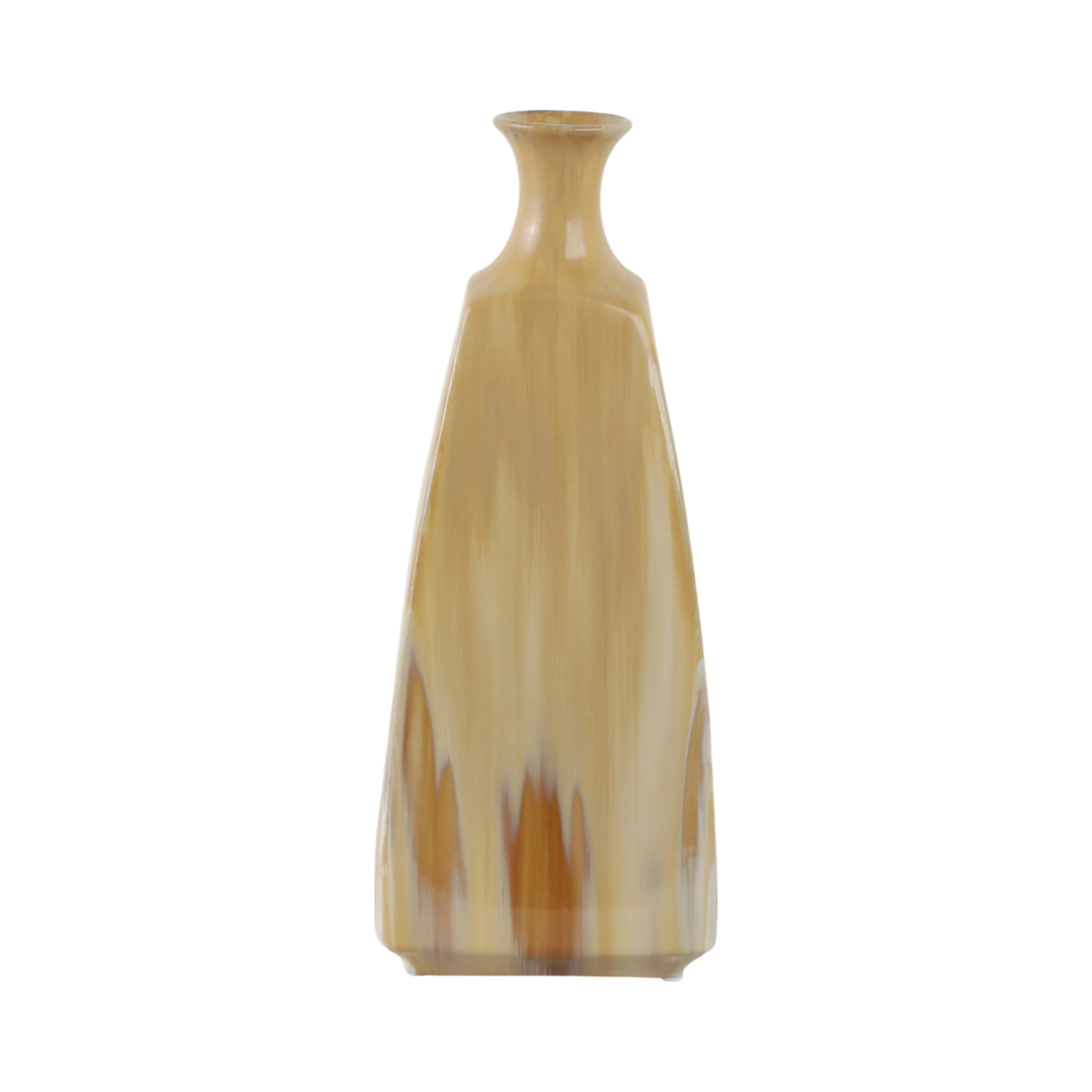 16" Bellevue Medium Ceramic Vase, Multi