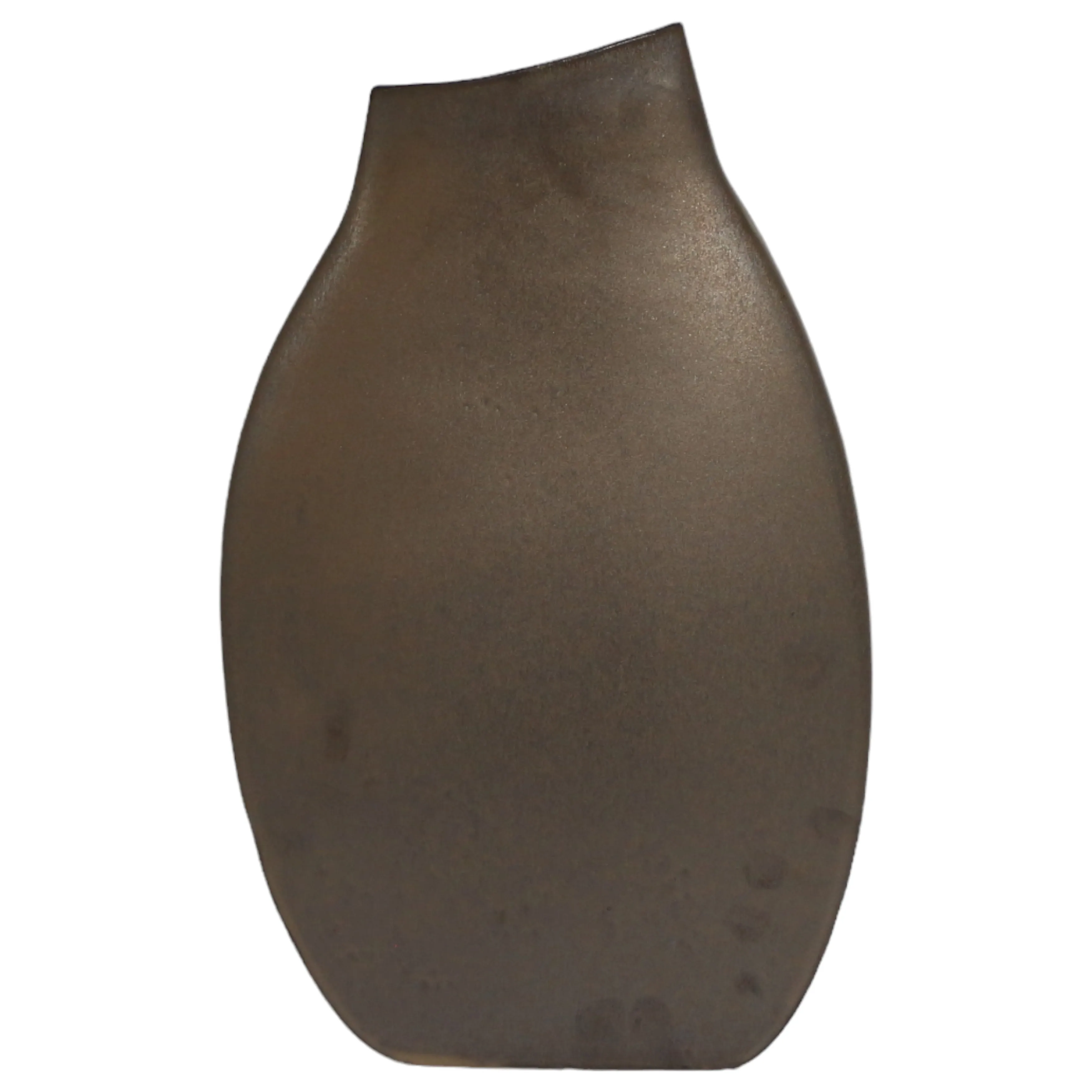 16" Carroll Large Bronze Cer Vase