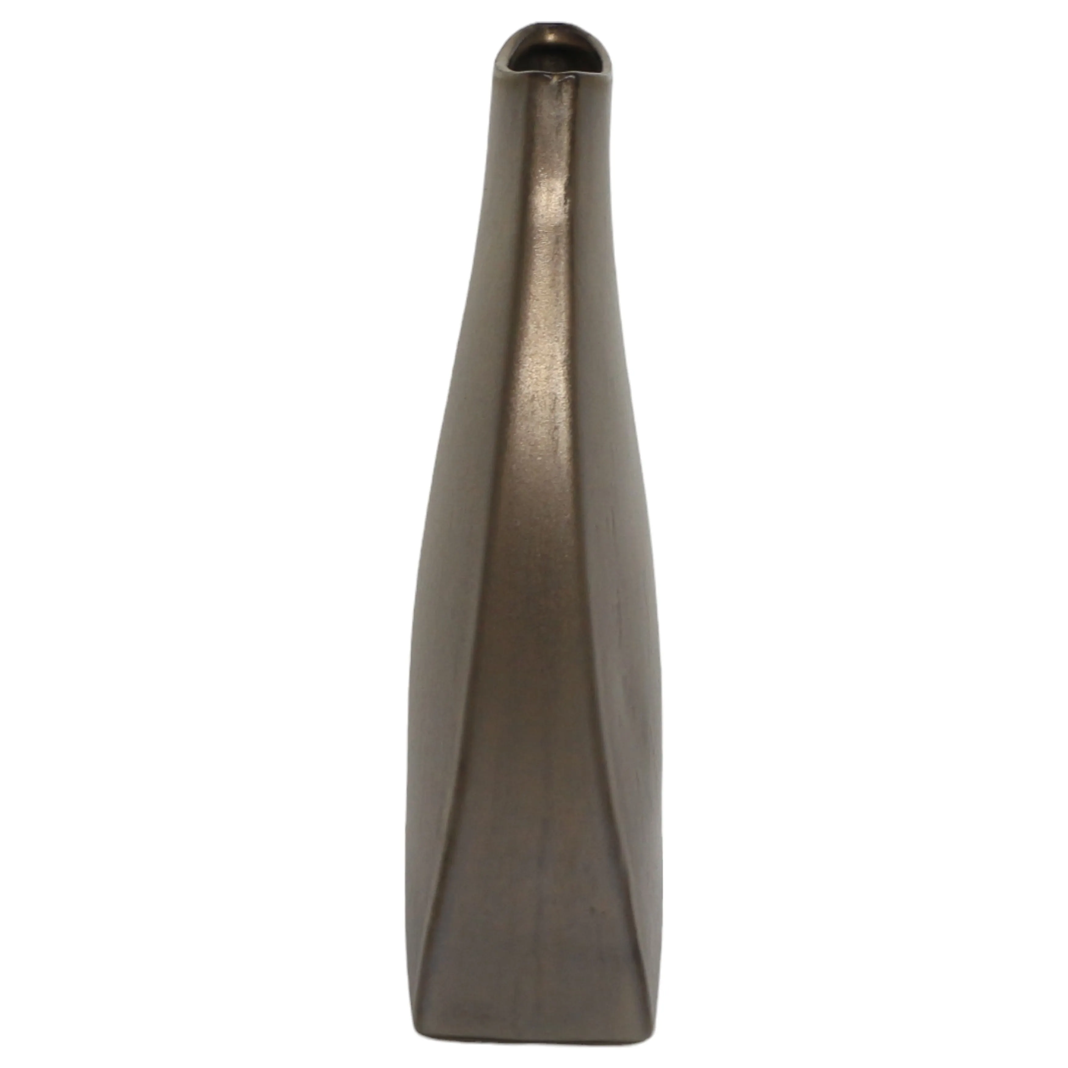 16" Carroll Large Bronze Cer Vase