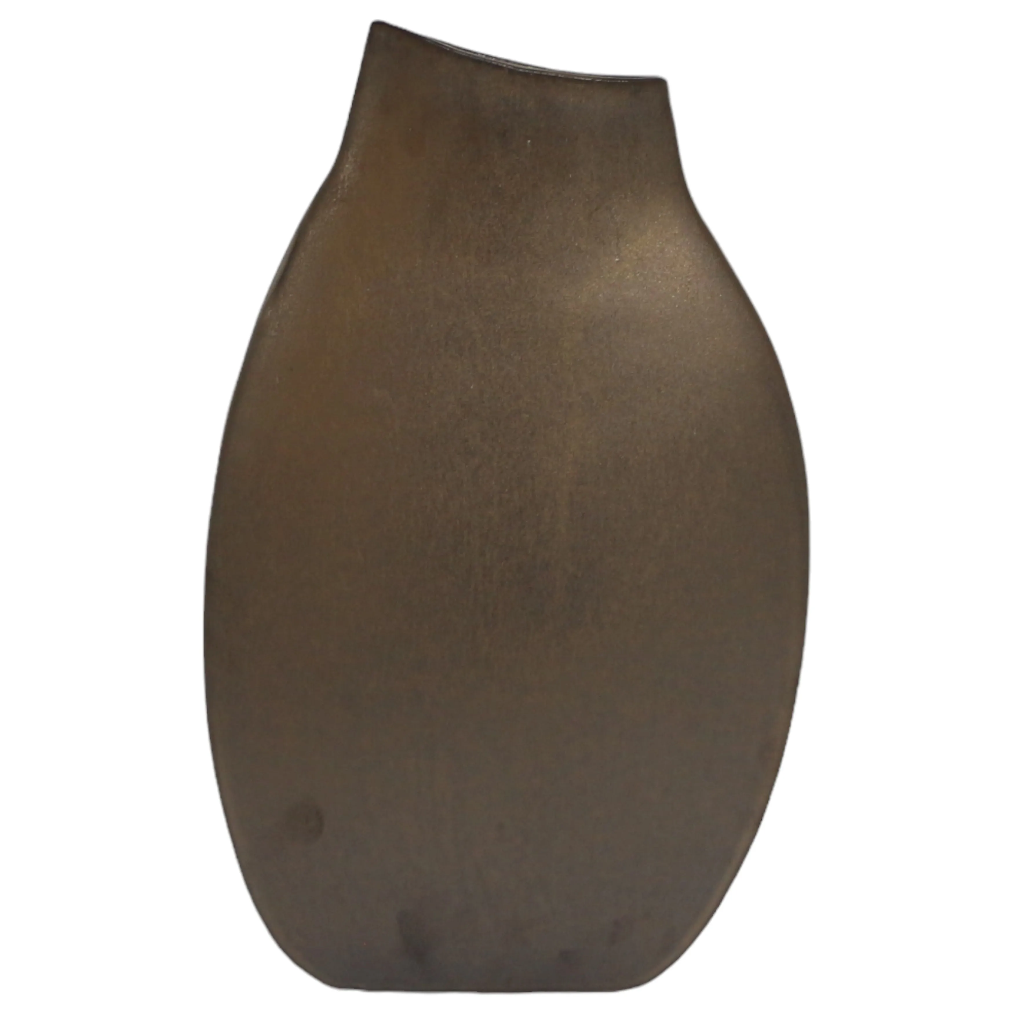 16" Carroll Large Bronze Cer Vase