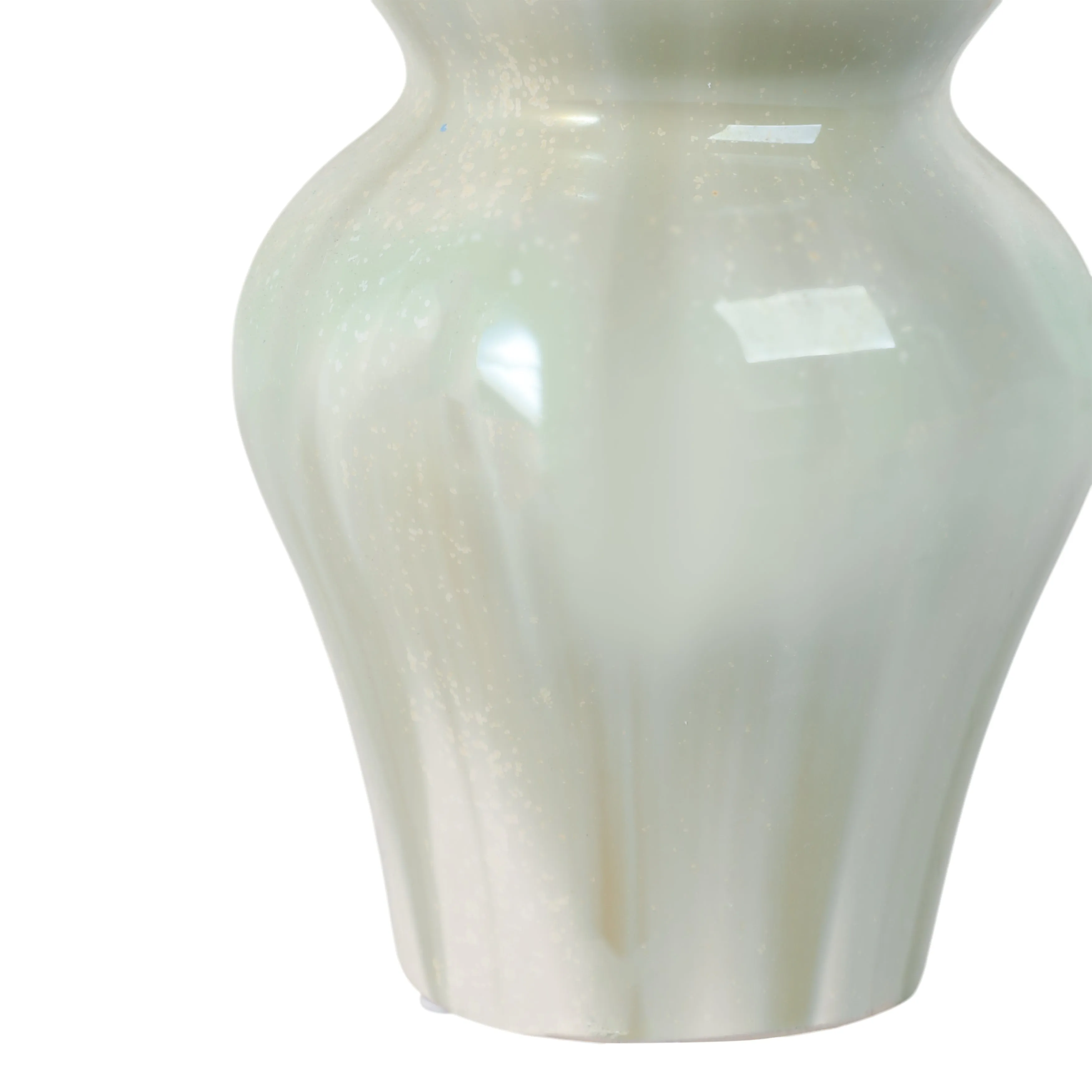 16" Everette Small Green Ceramic Vase