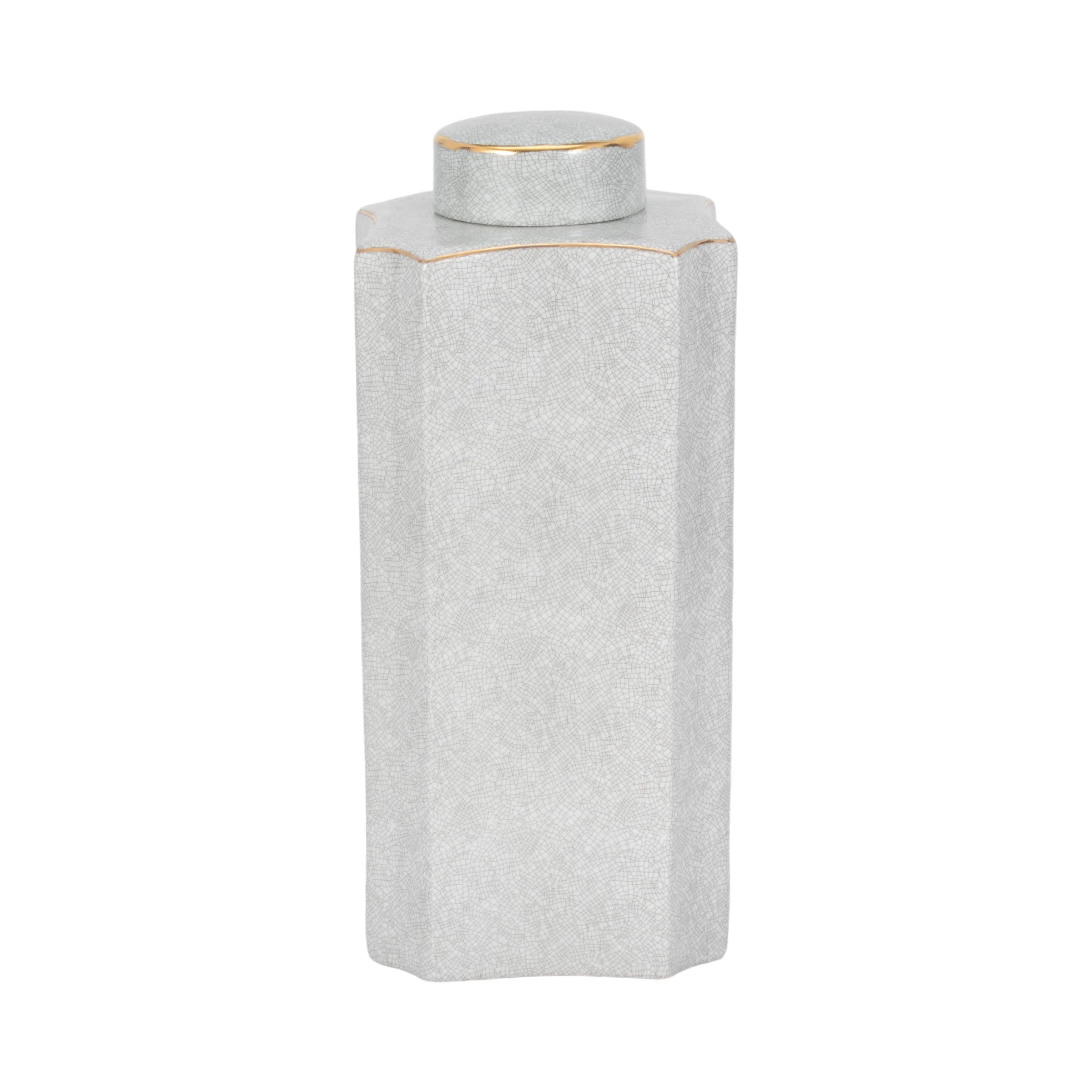 16" MADURA LARGE CONTAINER WITH LID, SAGE