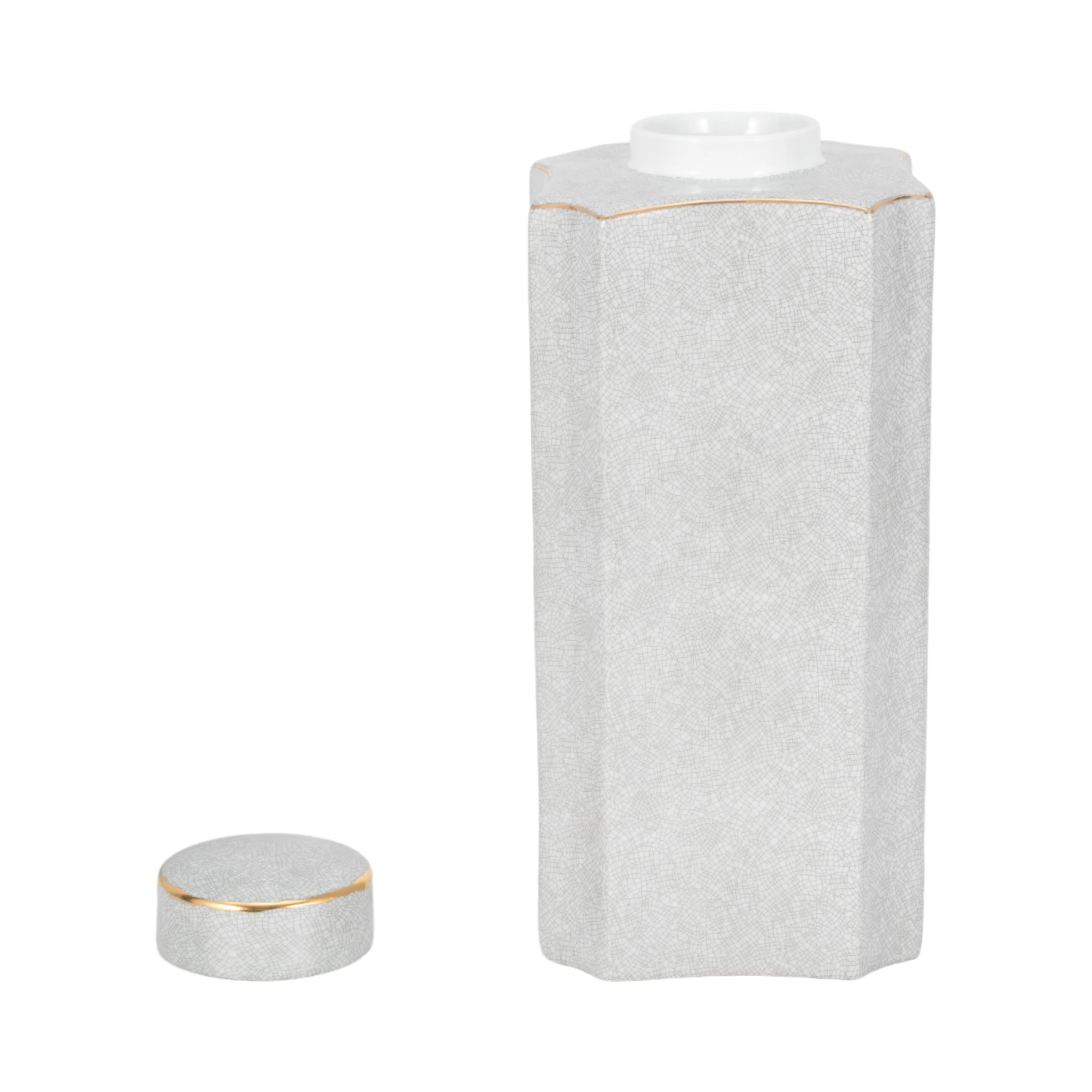 16" MADURA LARGE CONTAINER WITH LID, SAGE