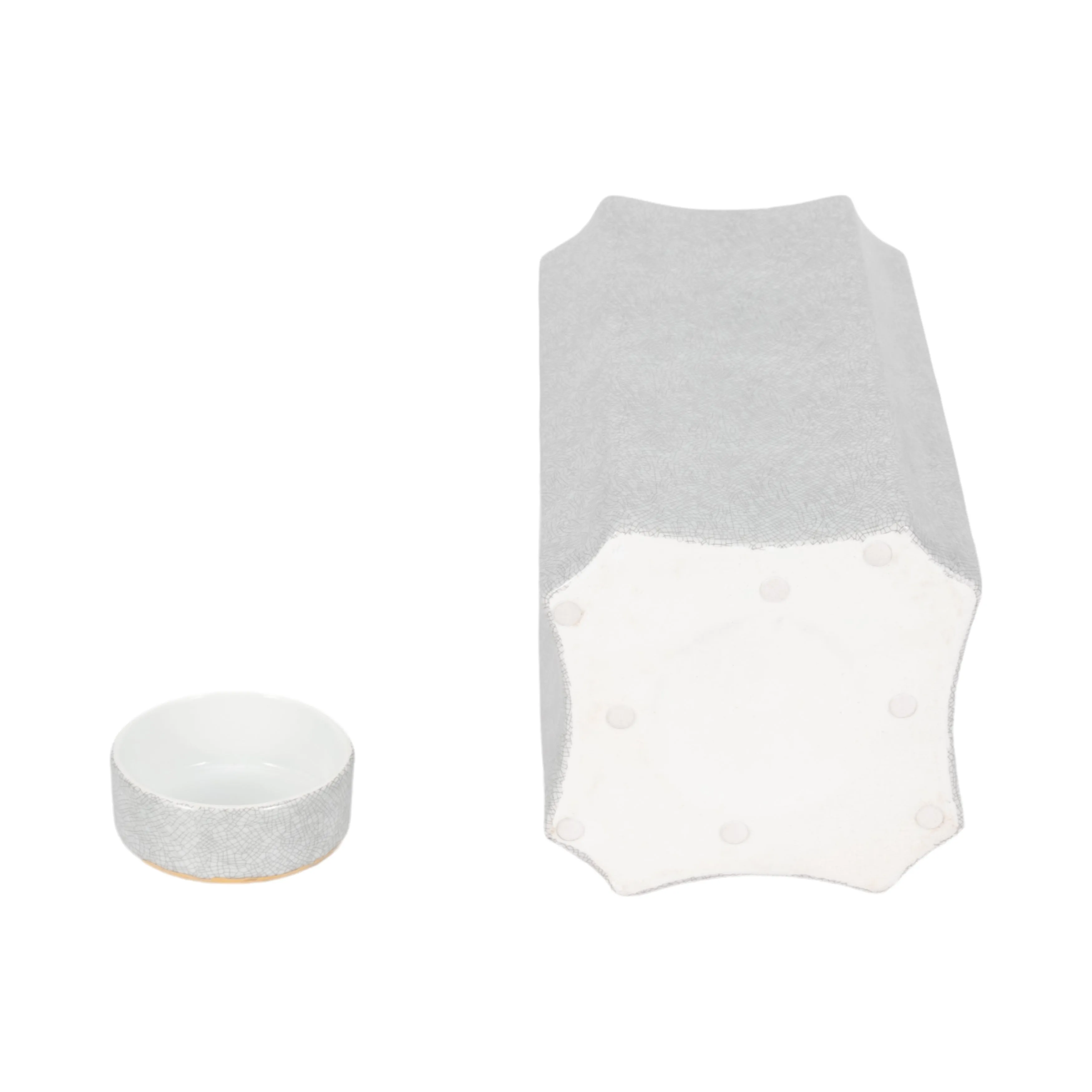 16" MADURA LARGE CONTAINER WITH LID, SAGE