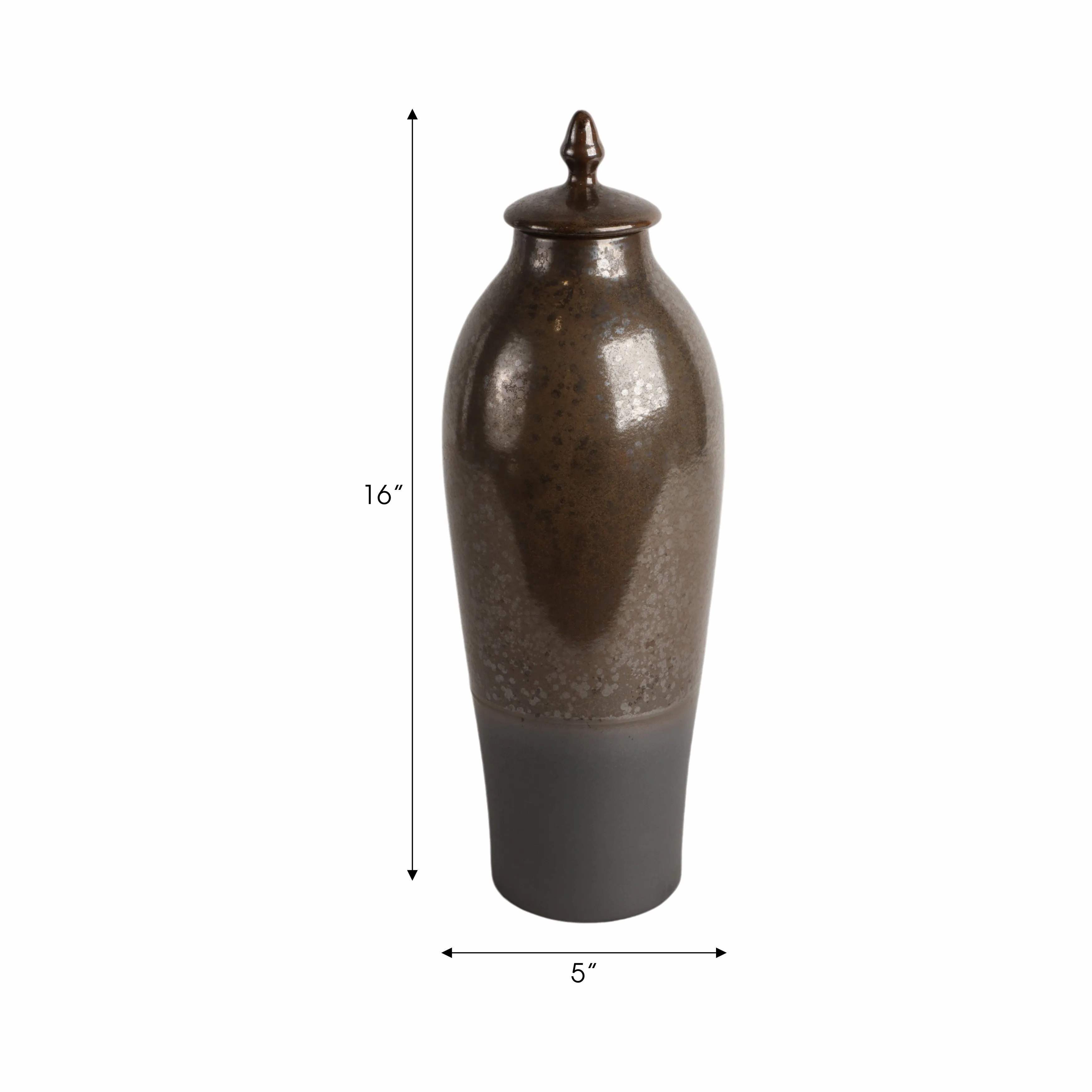 16" Padmini Small Lidded Jar