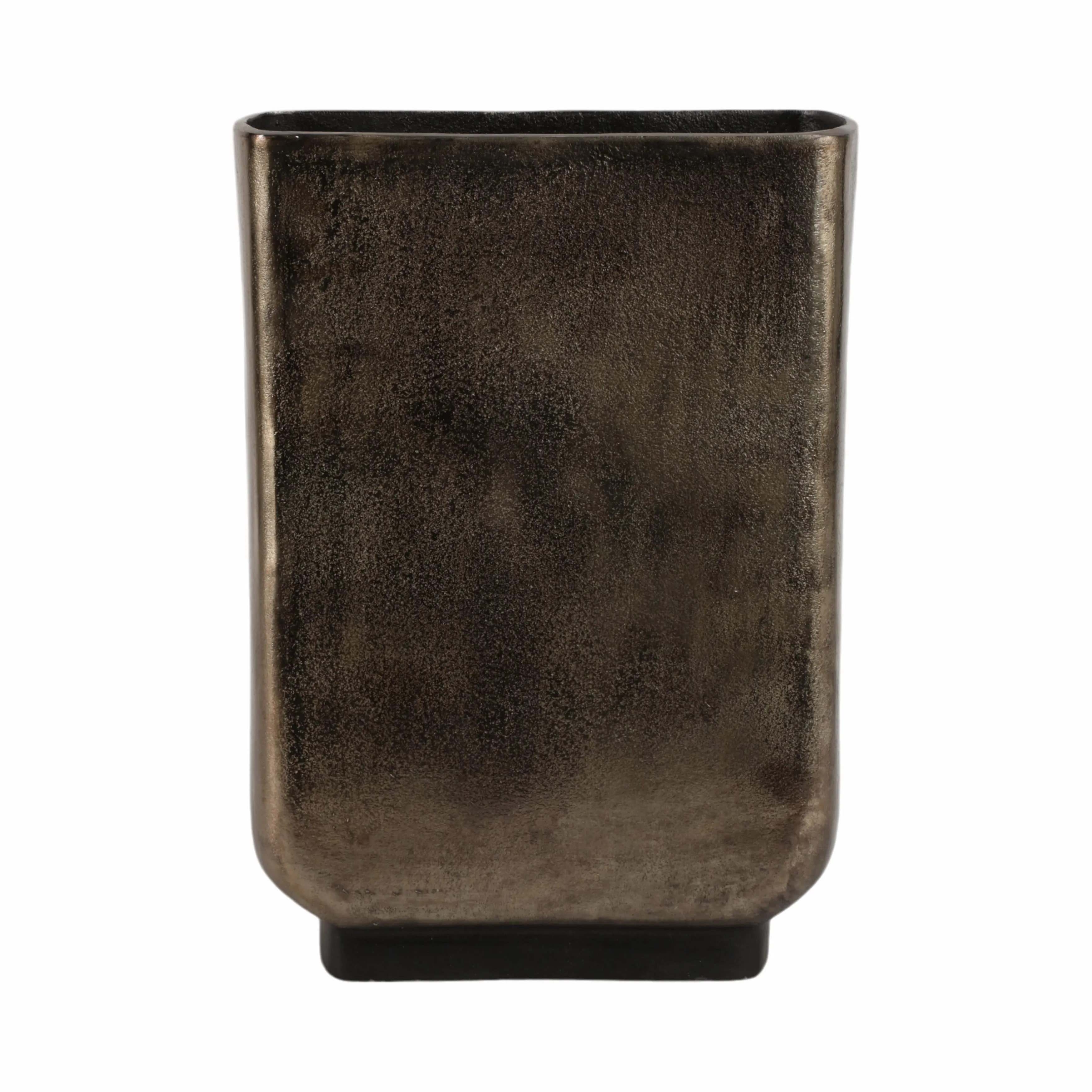 16" Parsa Large Metal  Vase, Bronze