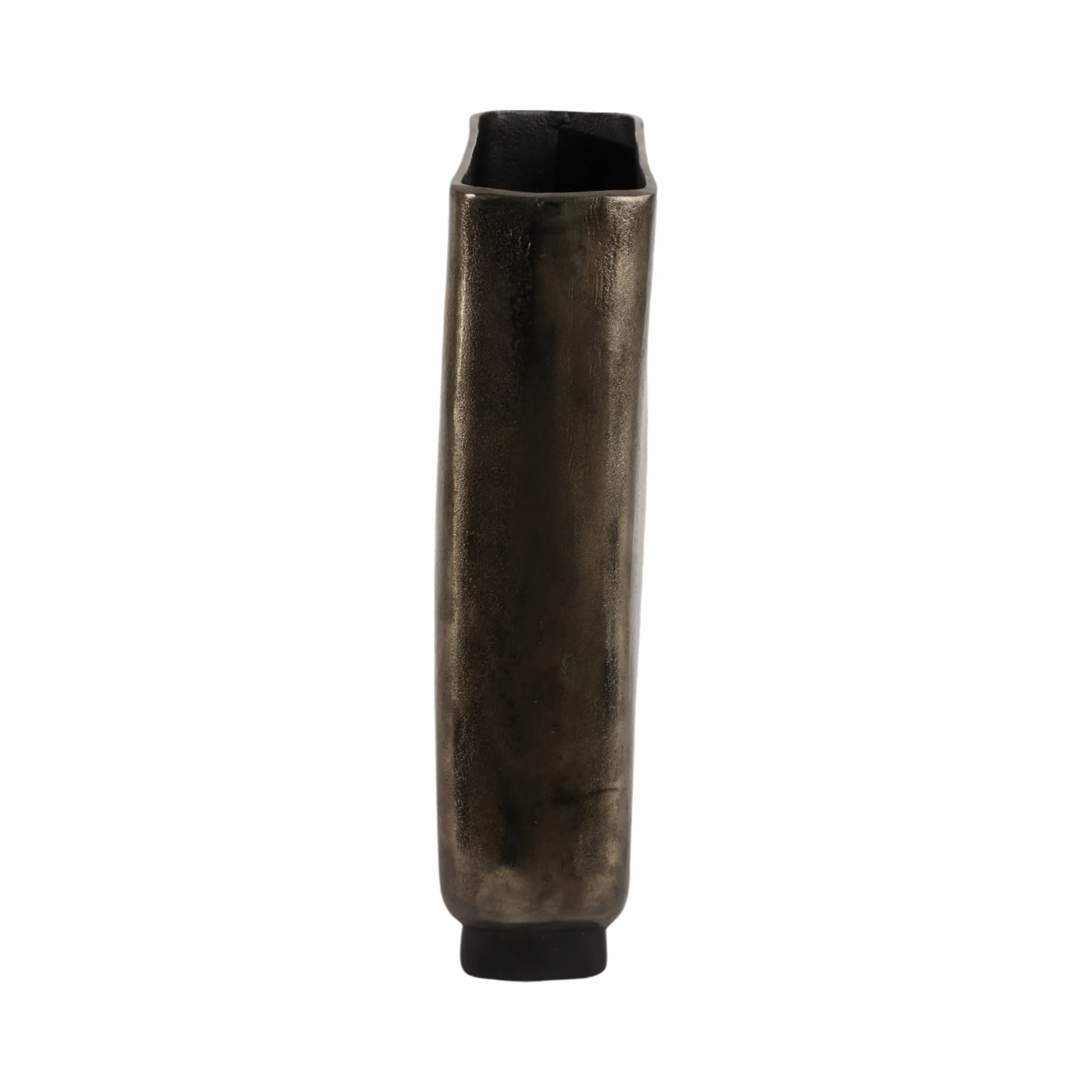 16" Parsa Large Metal  Vase, Bronze