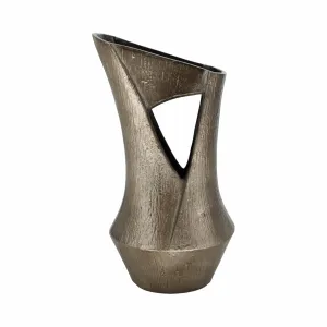16" Seward Large Metal Vase