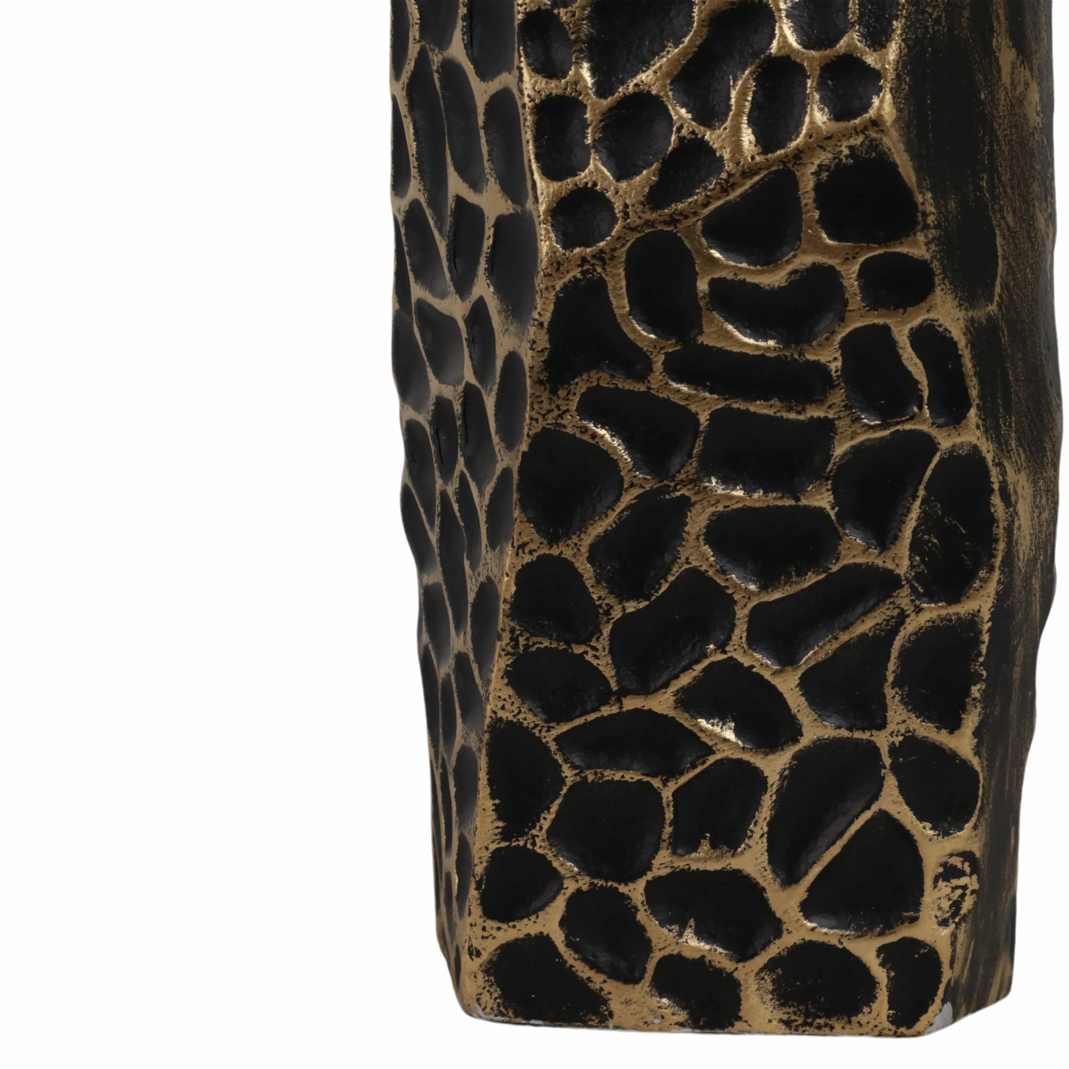 17" Balaz Bronze Asymetrical Metal Vase
