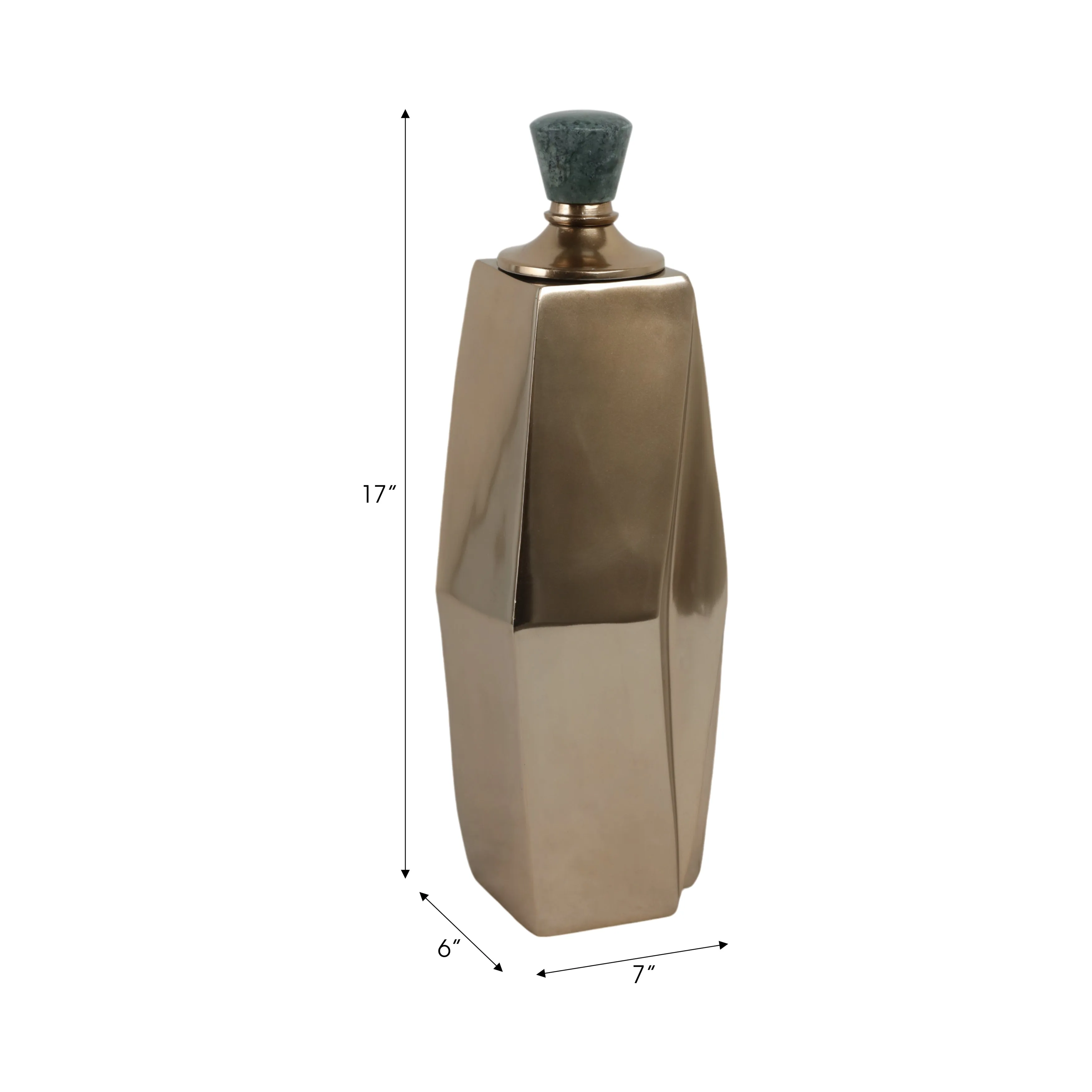 17" Beloit Large Gold Bottle