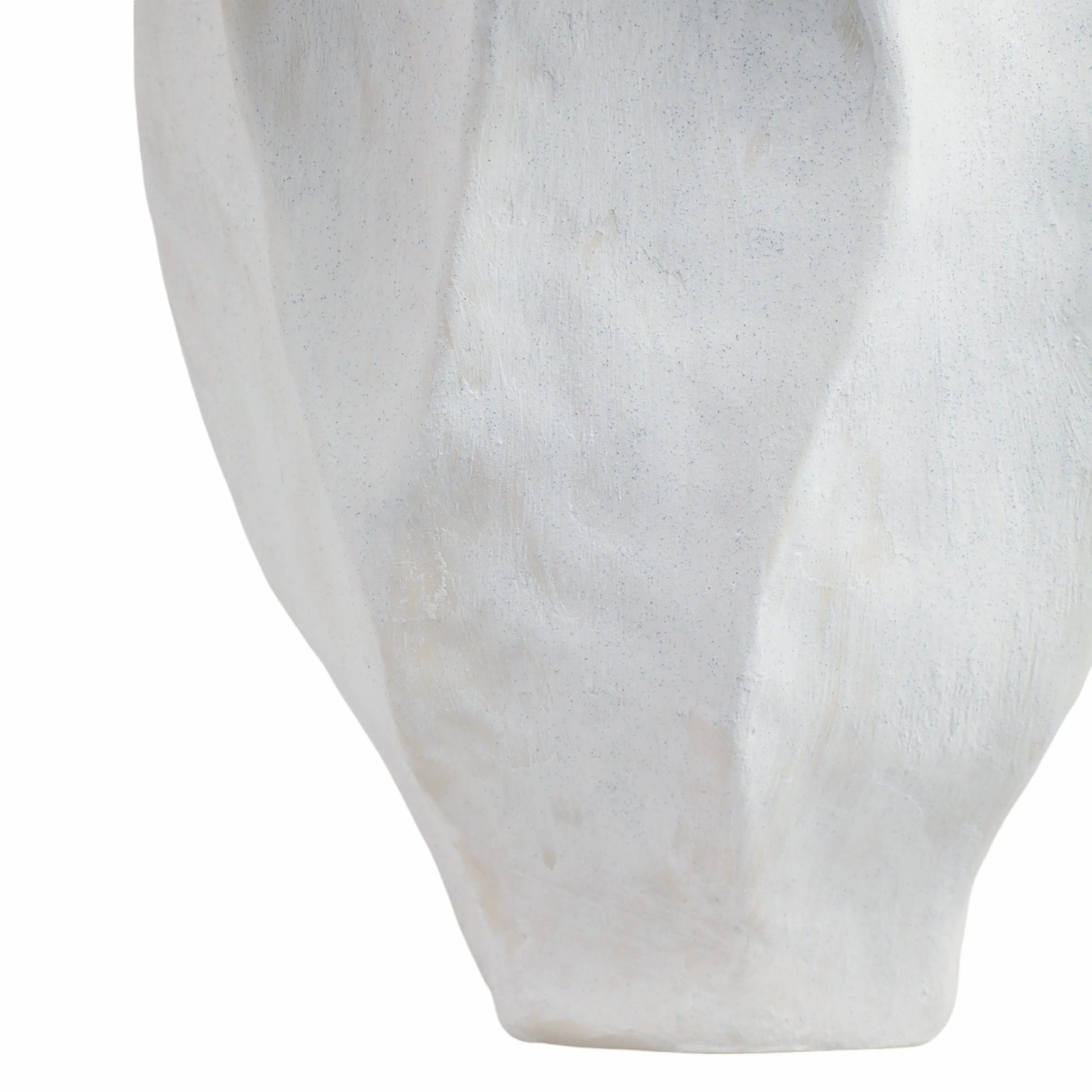 17" Spadena Large Porcelain Vase, Ivory