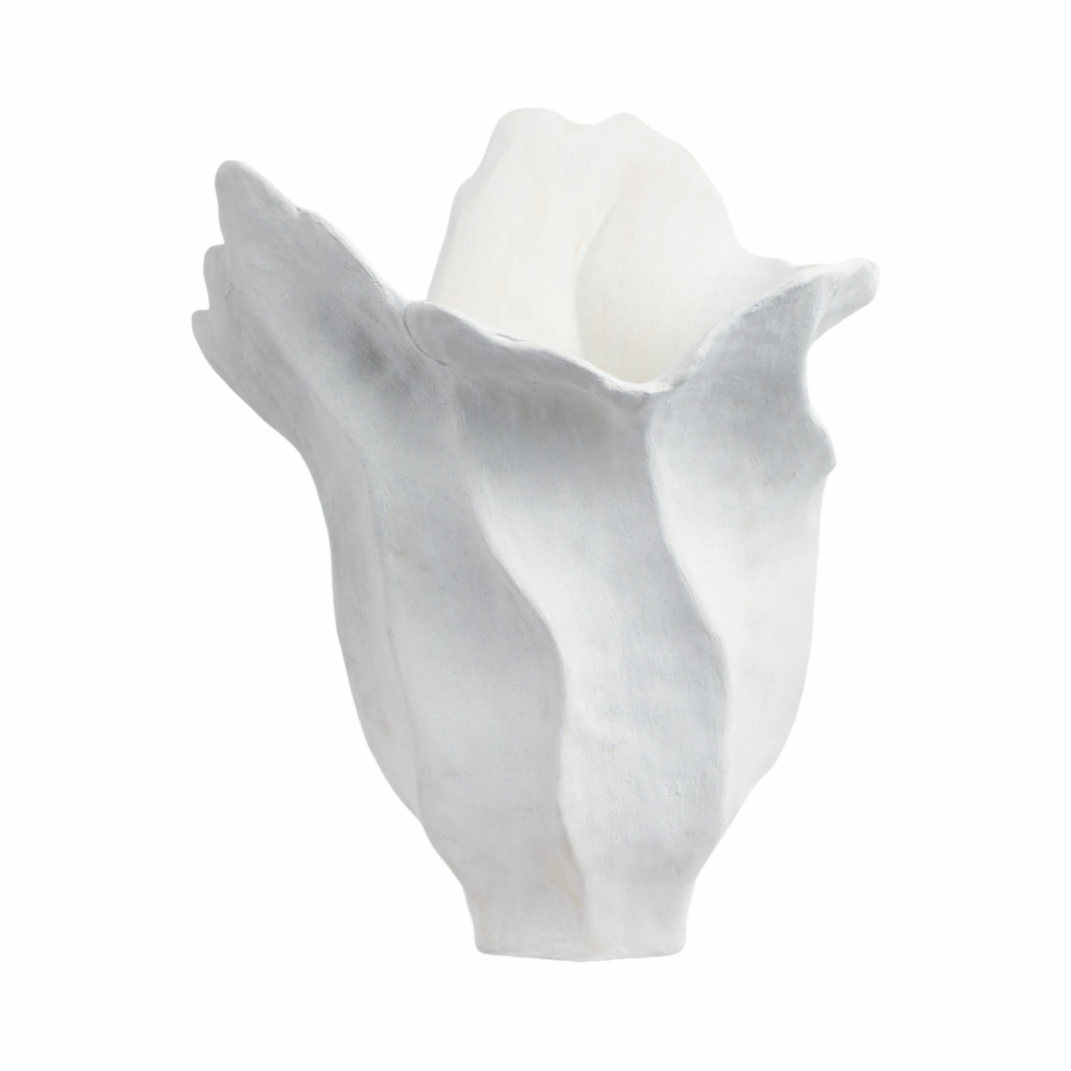 17" Spadena Large Porcelain Vase, Ivory