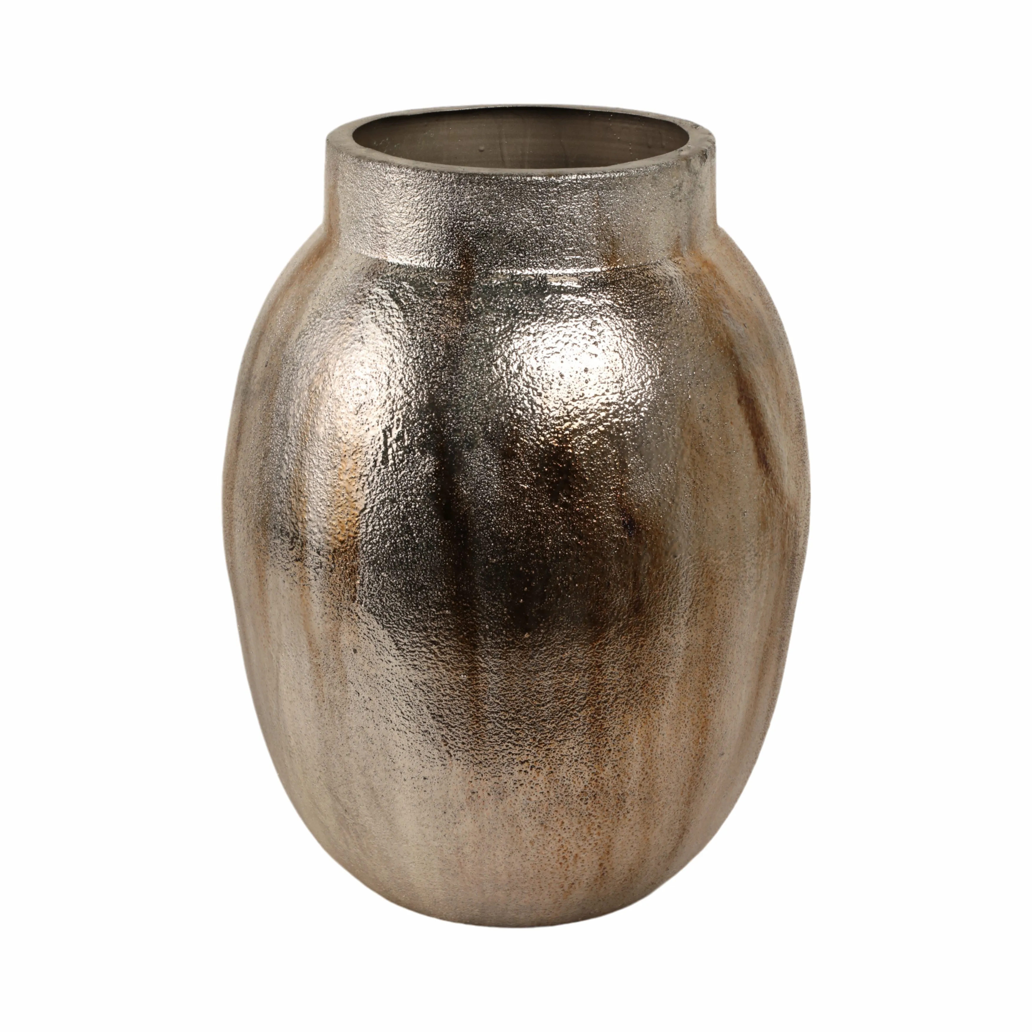 18" Noatak Small Antique Silver Vase