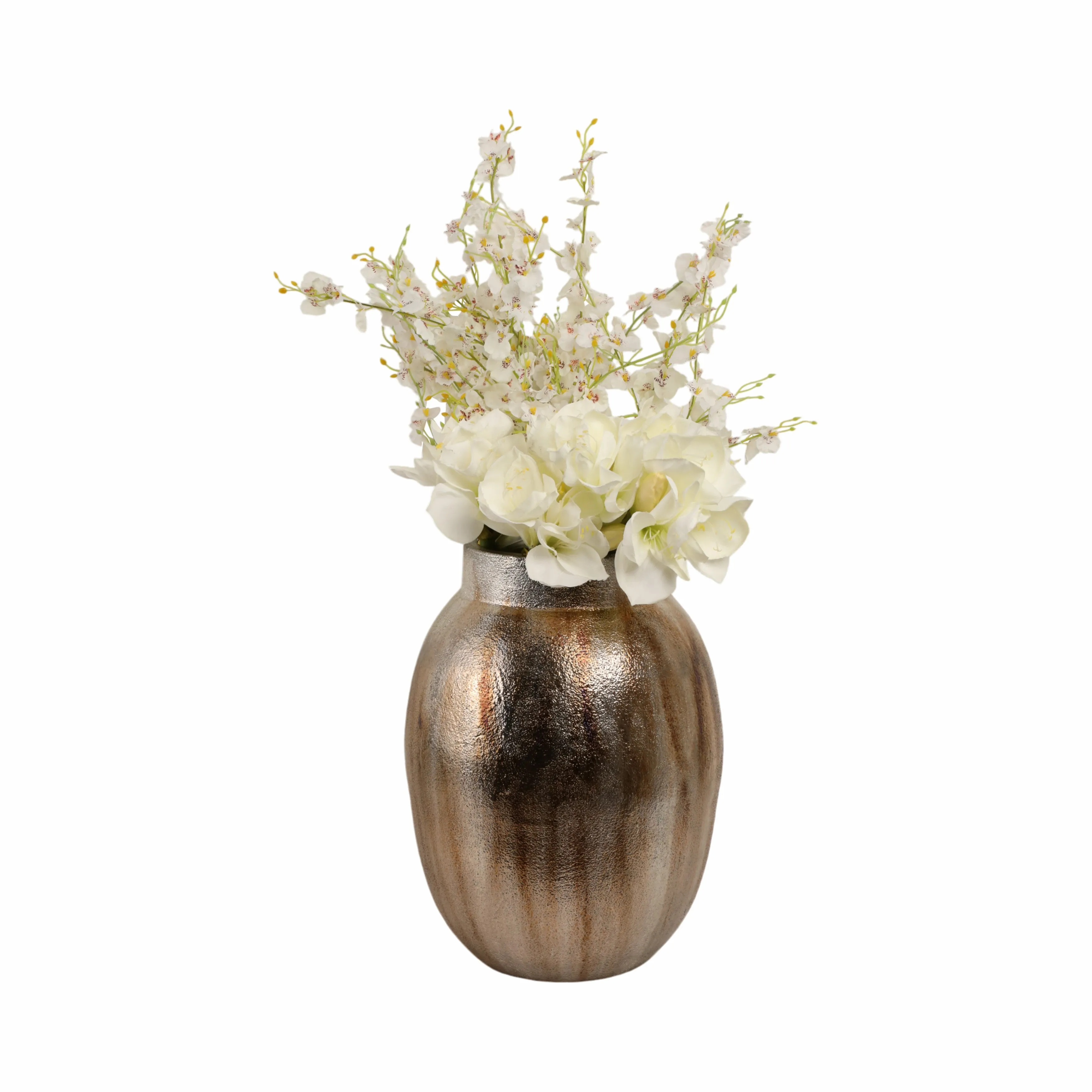 18" Noatak Small Antique Silver Vase