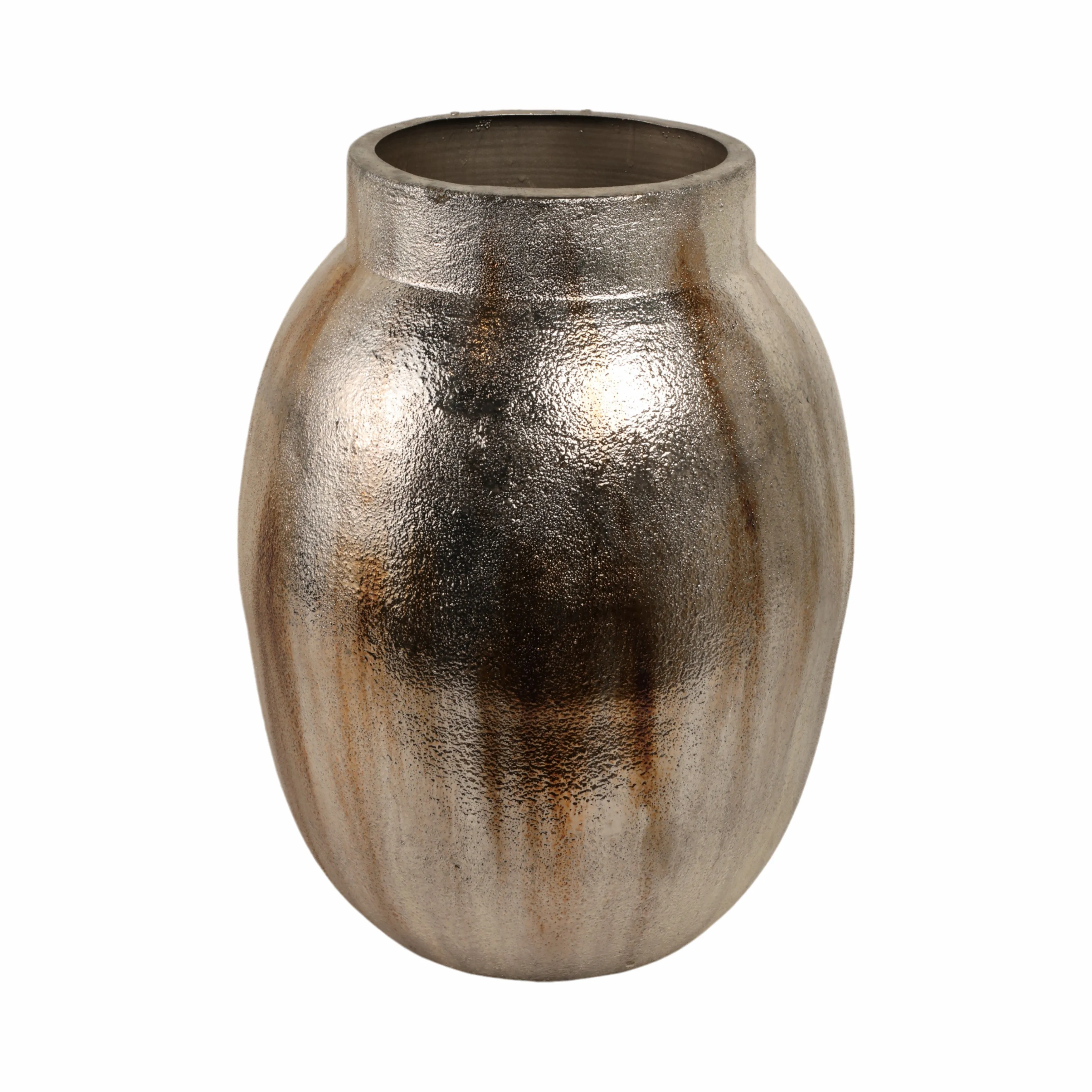 18" Noatak Small Antique Silver Vase