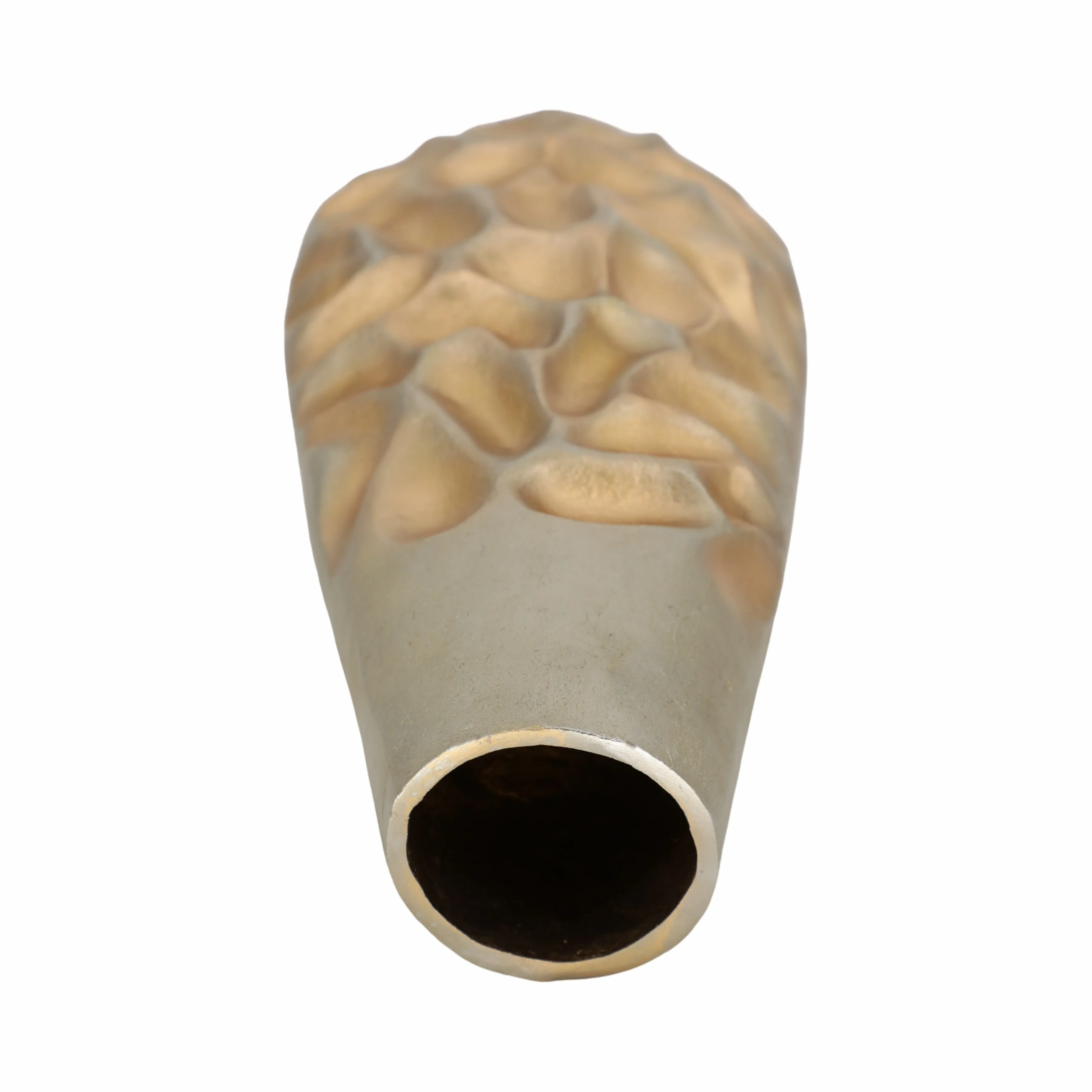 19" Cartwright Hammered Gold Vase