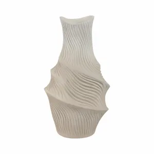 19" Lommel Large Carved Vase