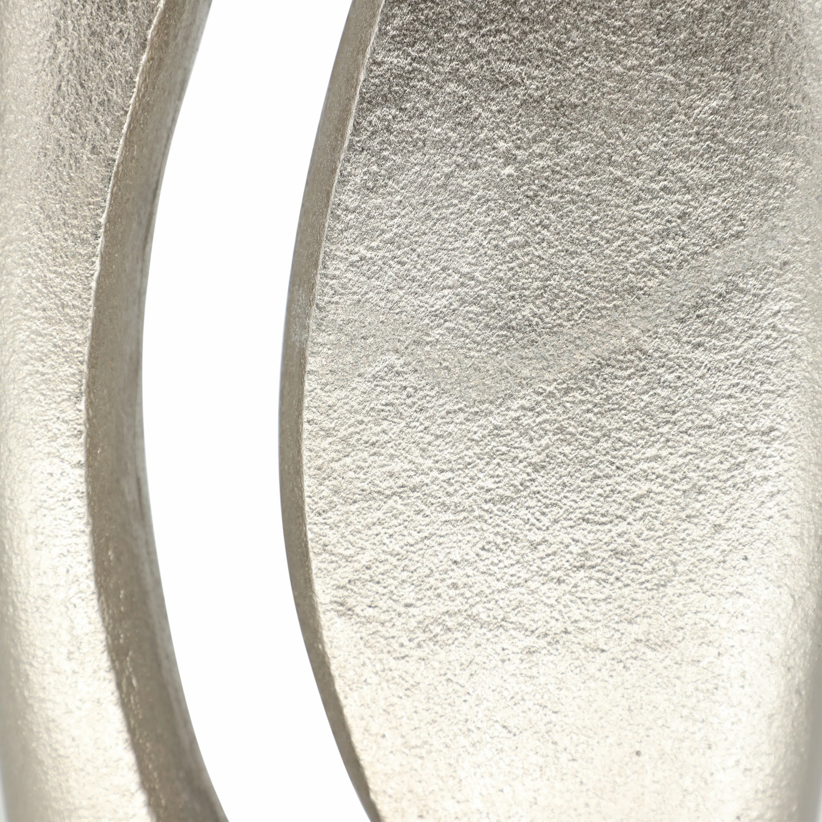 20" Davena Silver Metal Vase