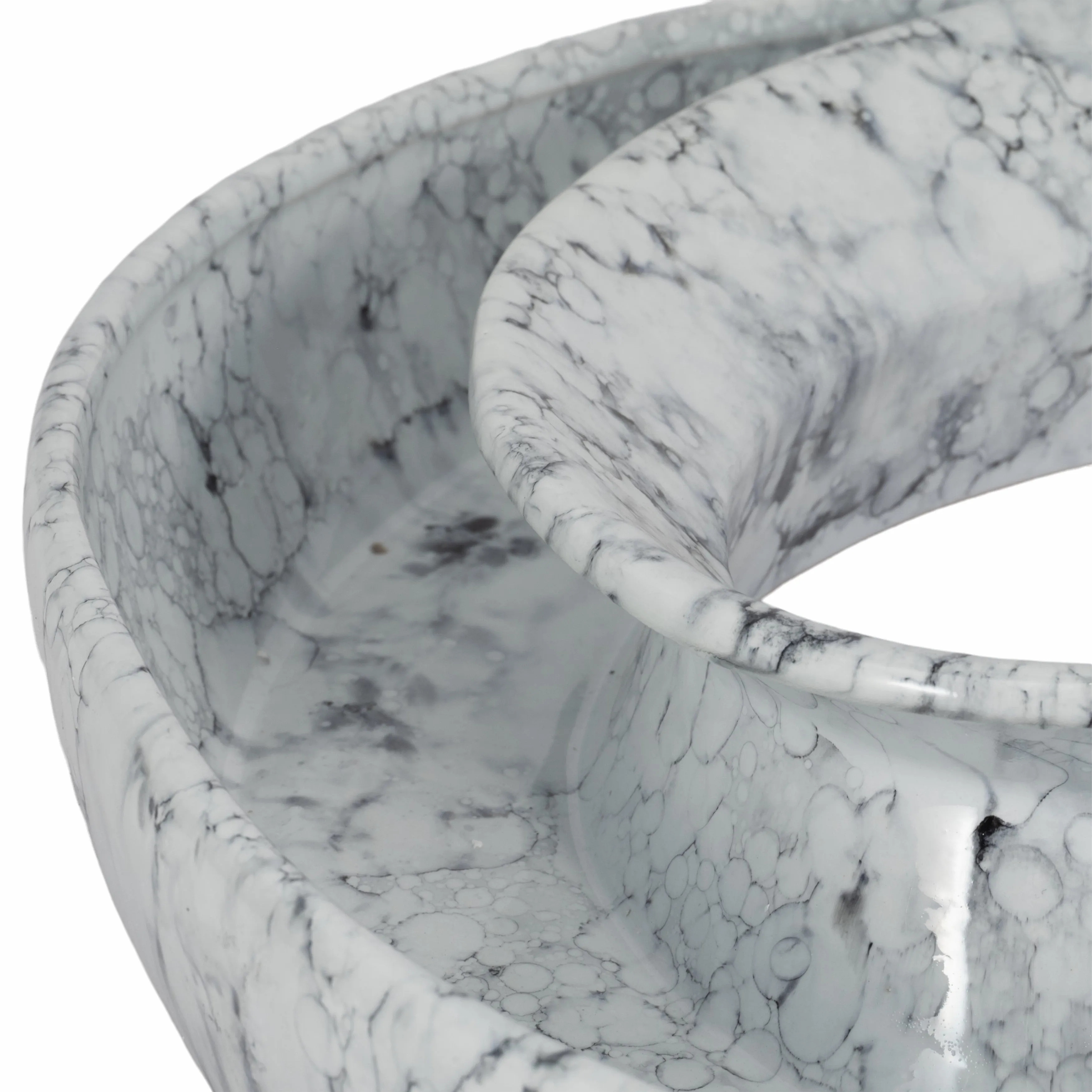 20" Karlin Marbled Ceramic Bowl