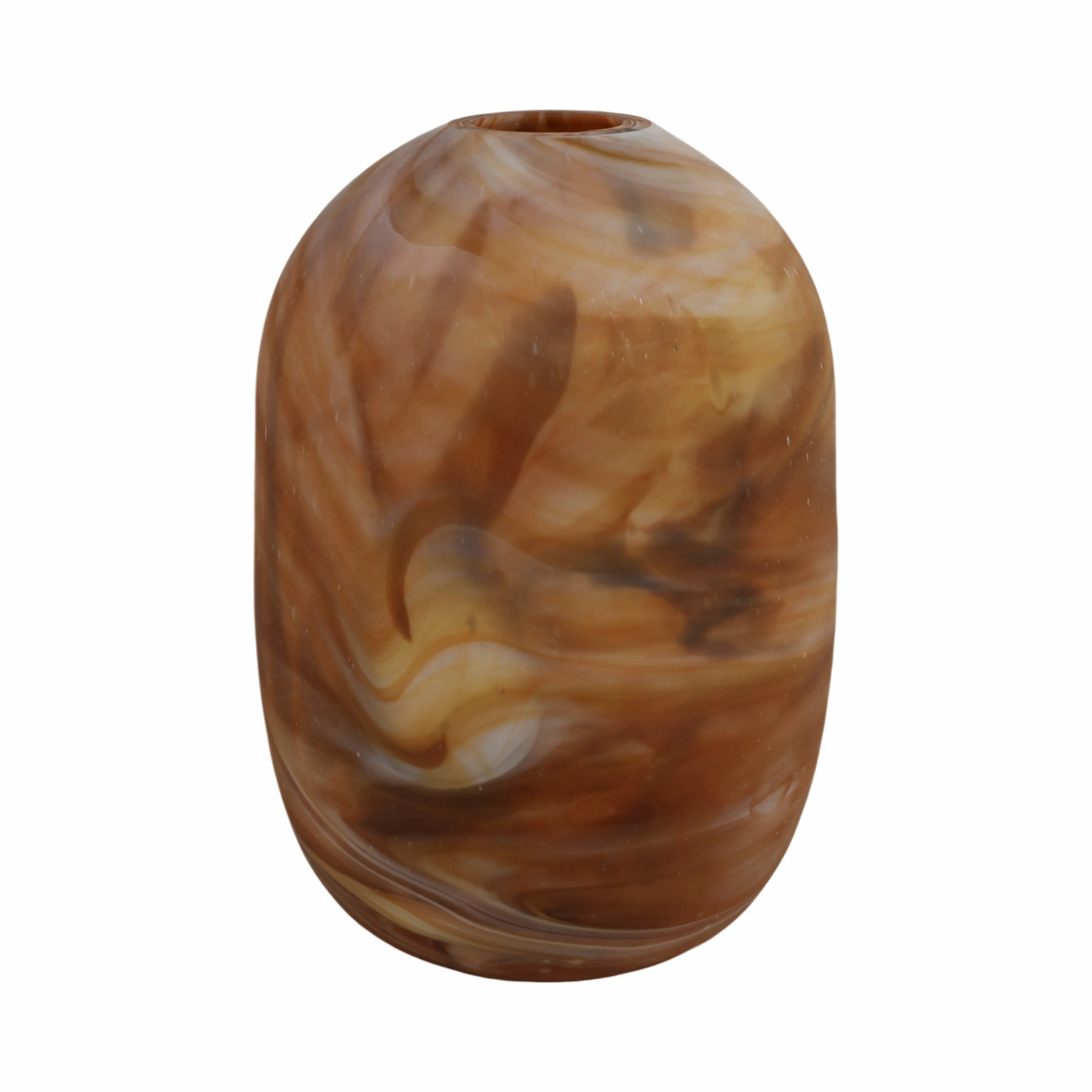 20" Marseille Large Brown Glass Vase