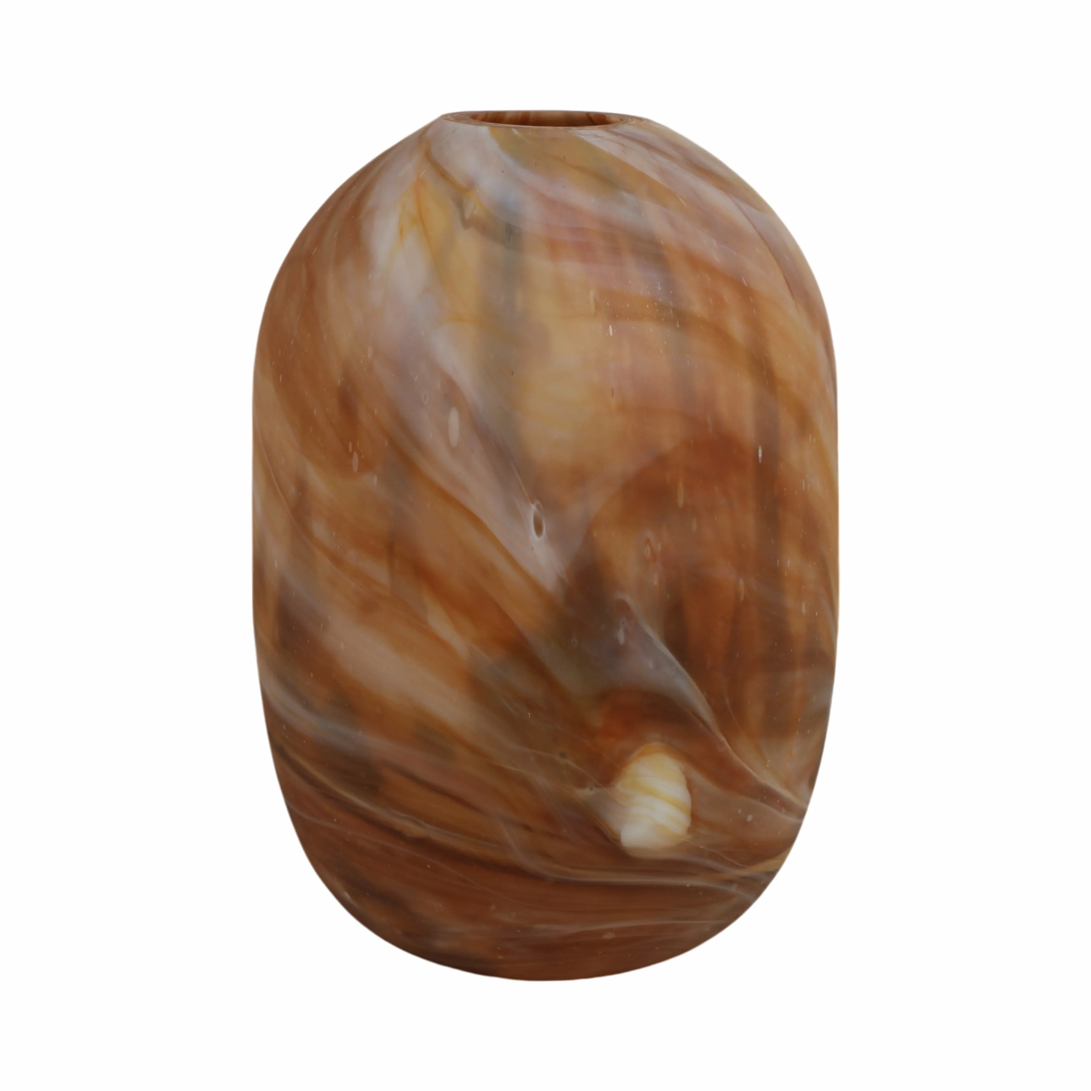 20" Marseille Large Brown Glass Vase