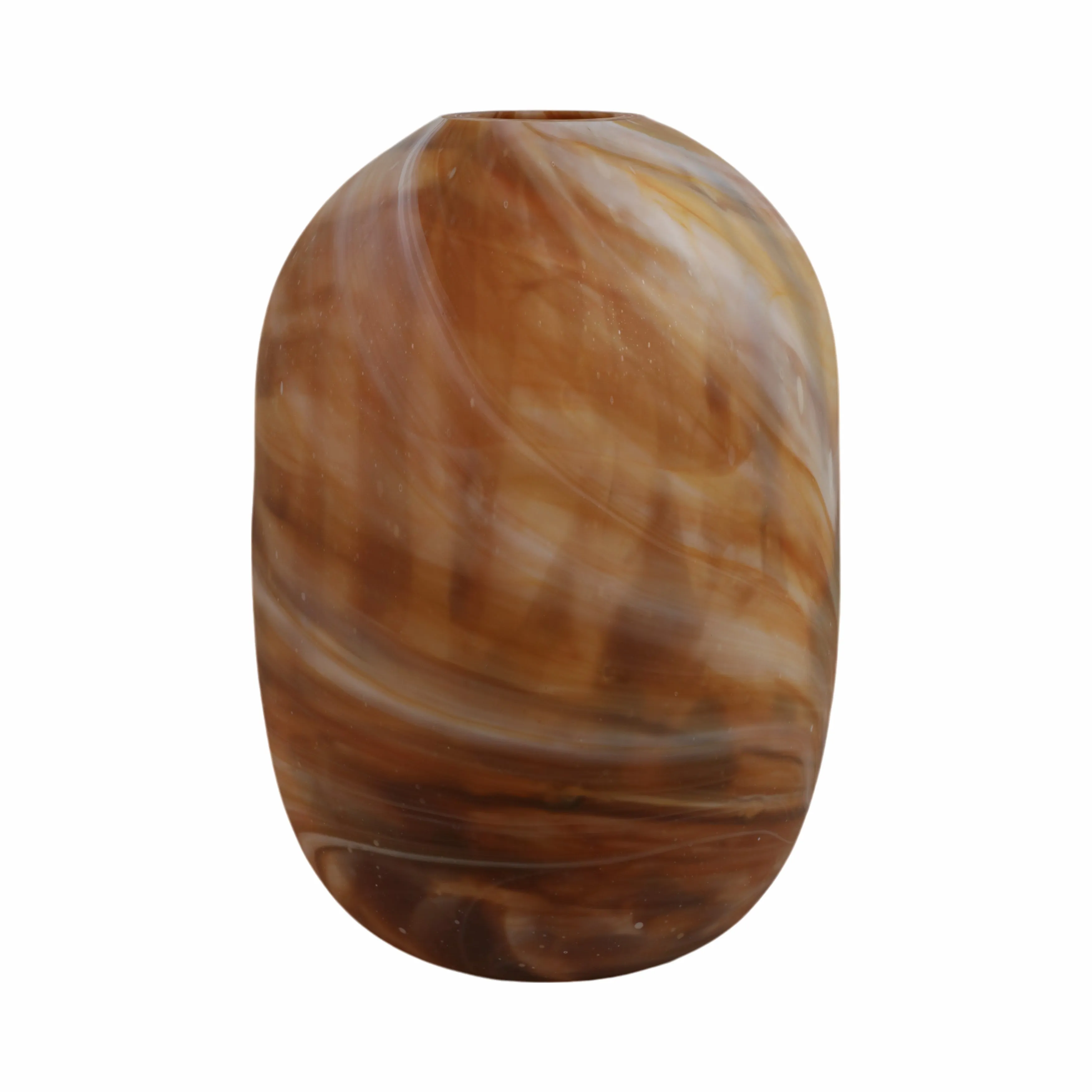20" Marseille Large Brown Glass Vase