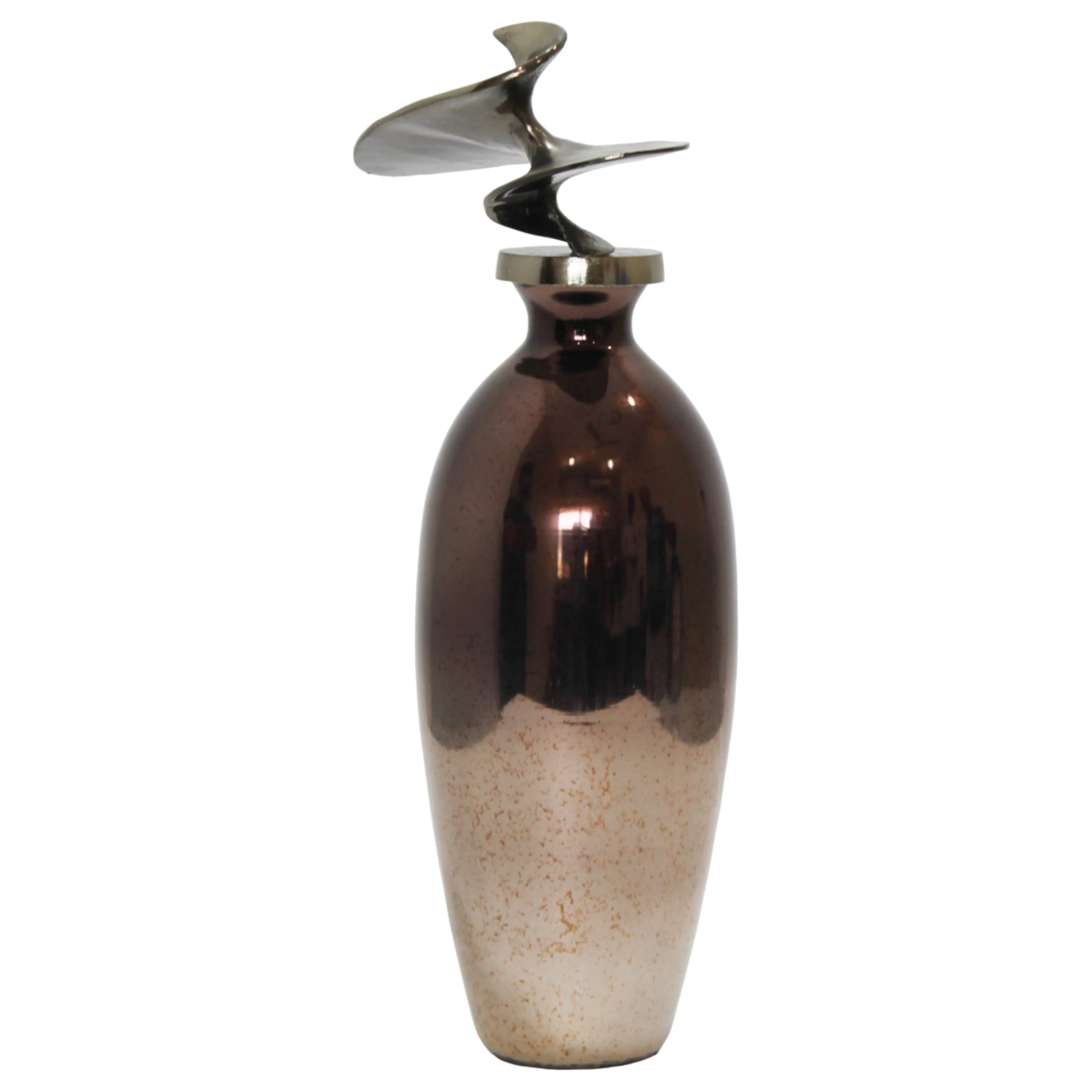 20" Noble Small Glass Bottle With Topper