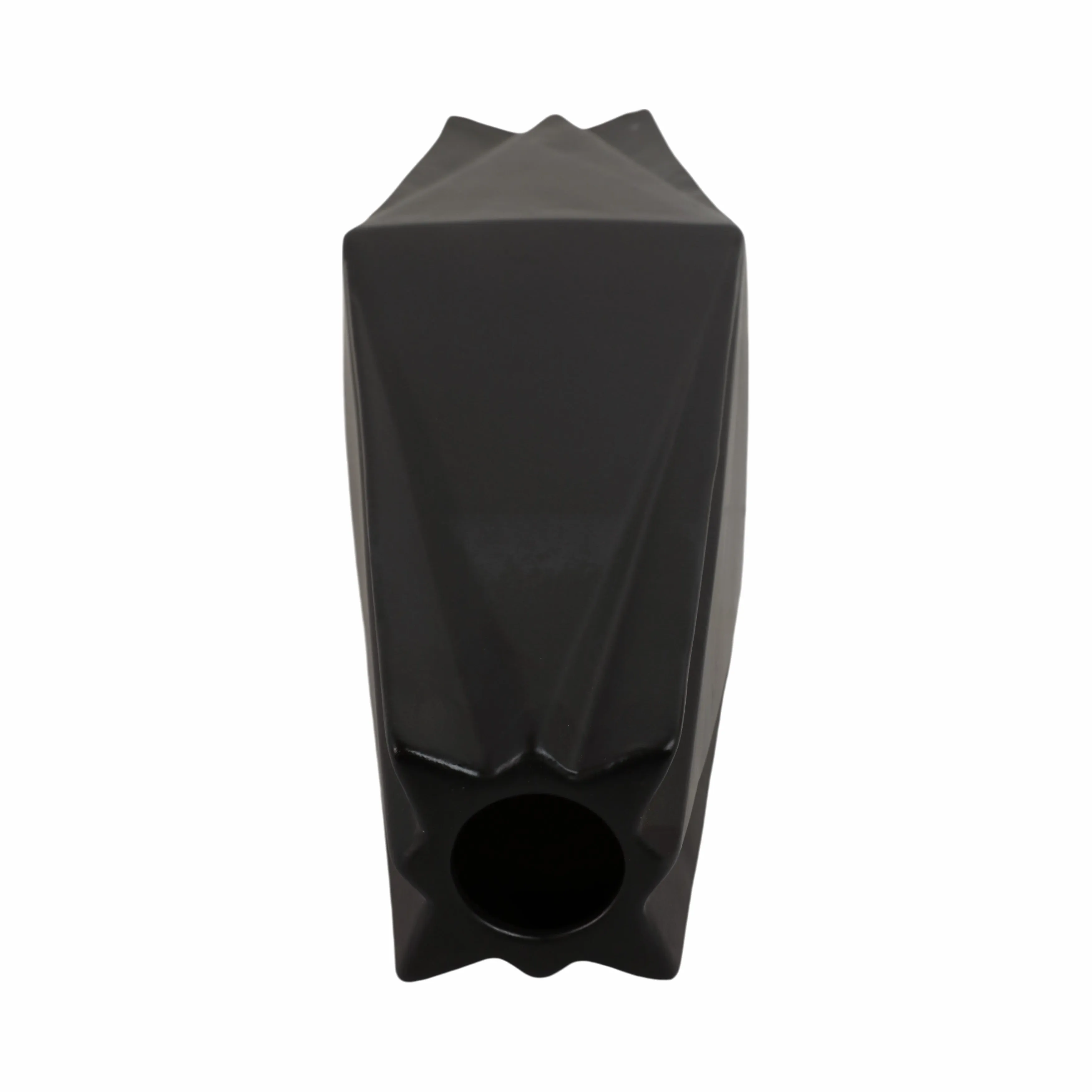21" Bonney Small Black Cer Vase