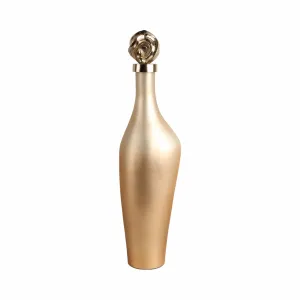 22" Dakar Lg Glass Bottle W/aluminum Lid