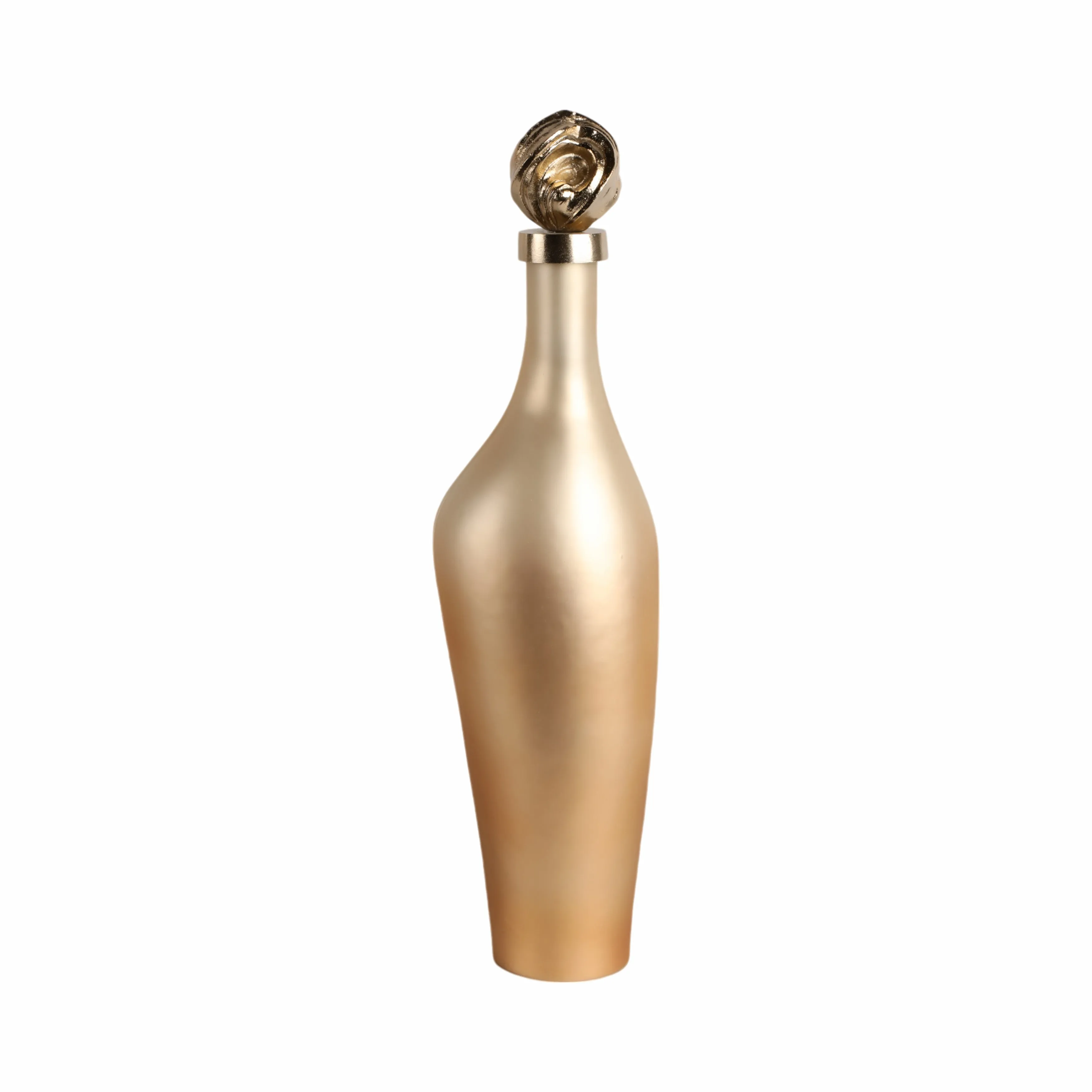 22" Dakar Lg Glass Bottle W/aluminum Lid